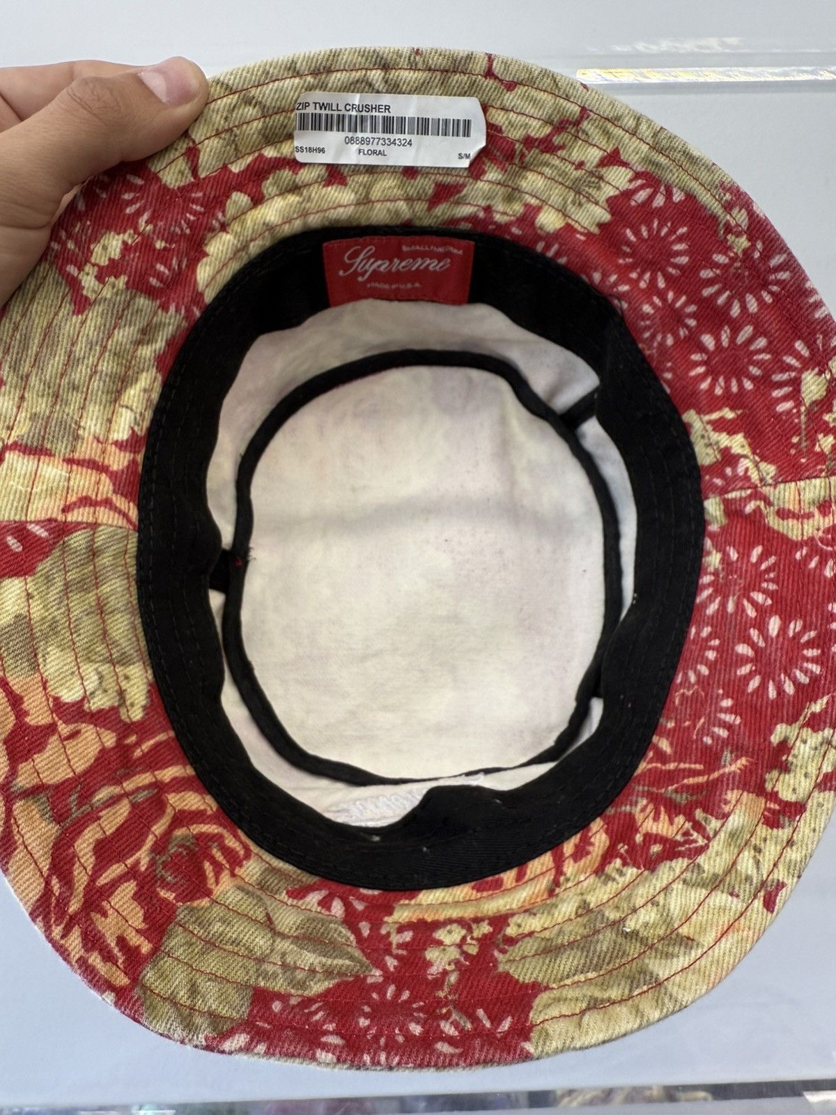 Supreme SS18 Supreme Zip Twill Crusher Floral Size ONE SIZE - 3 Thumbnail