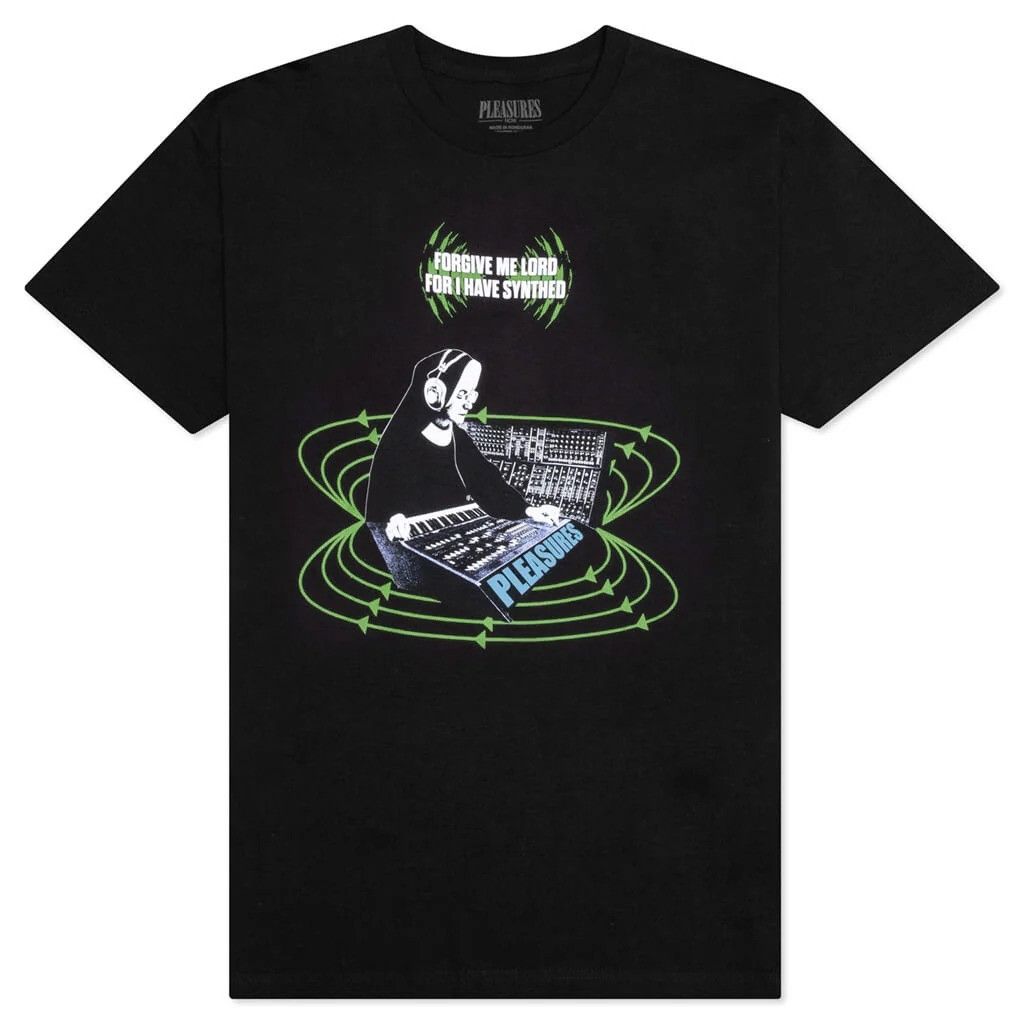 Pleasures NEW PLEASURES SYNTH BLACK TEE SZ SMALL Size US S / EU 44-46 / 1 - 1 Thumbnail