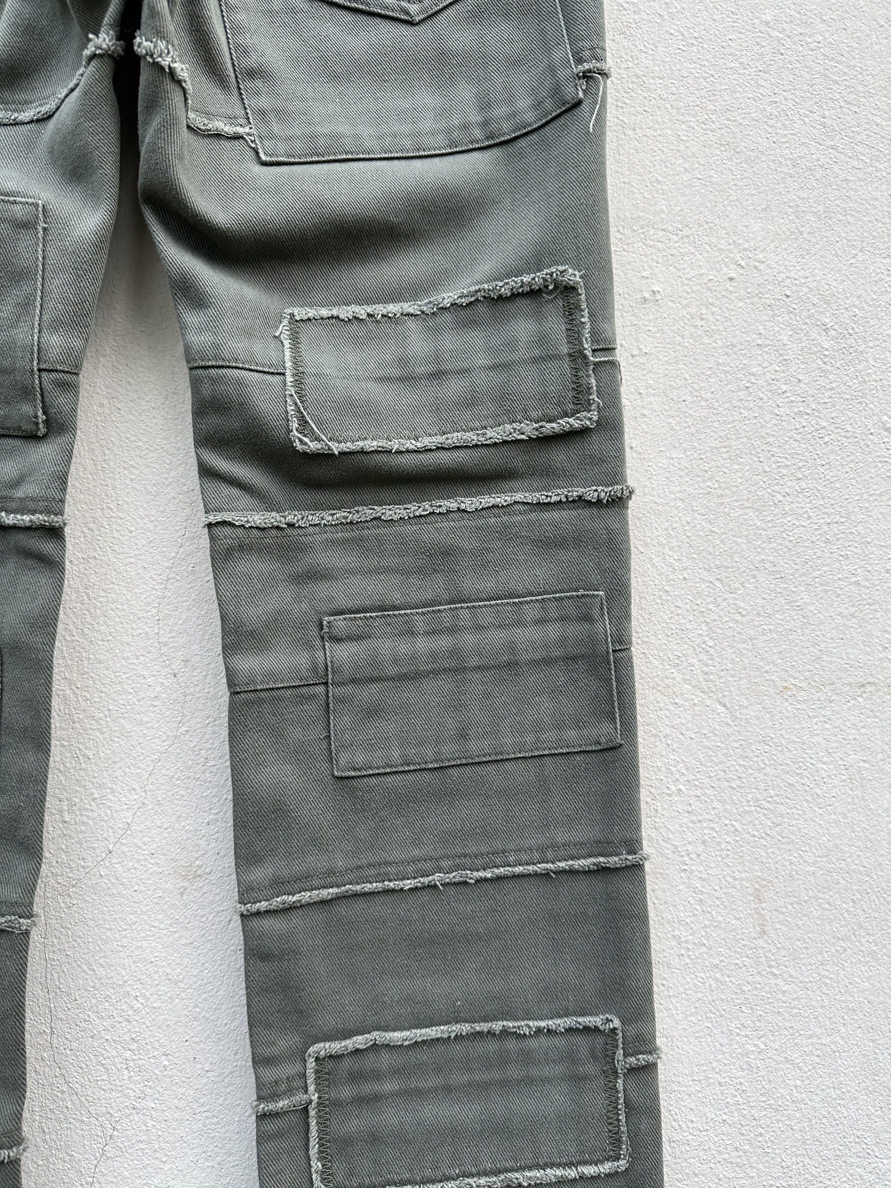 Hysteric Glamour Vintage World Wide Love Patchwork Hagi Denim Jeans Size US 29 - 18 Thumbnail
