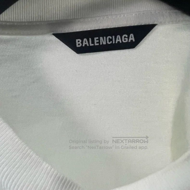 Balenciaga Balenciaga Chest Double B Logo Ring Short Sleeve T-Shirt Size US S / EU 44-46 / 1 - 3 Thumbnail