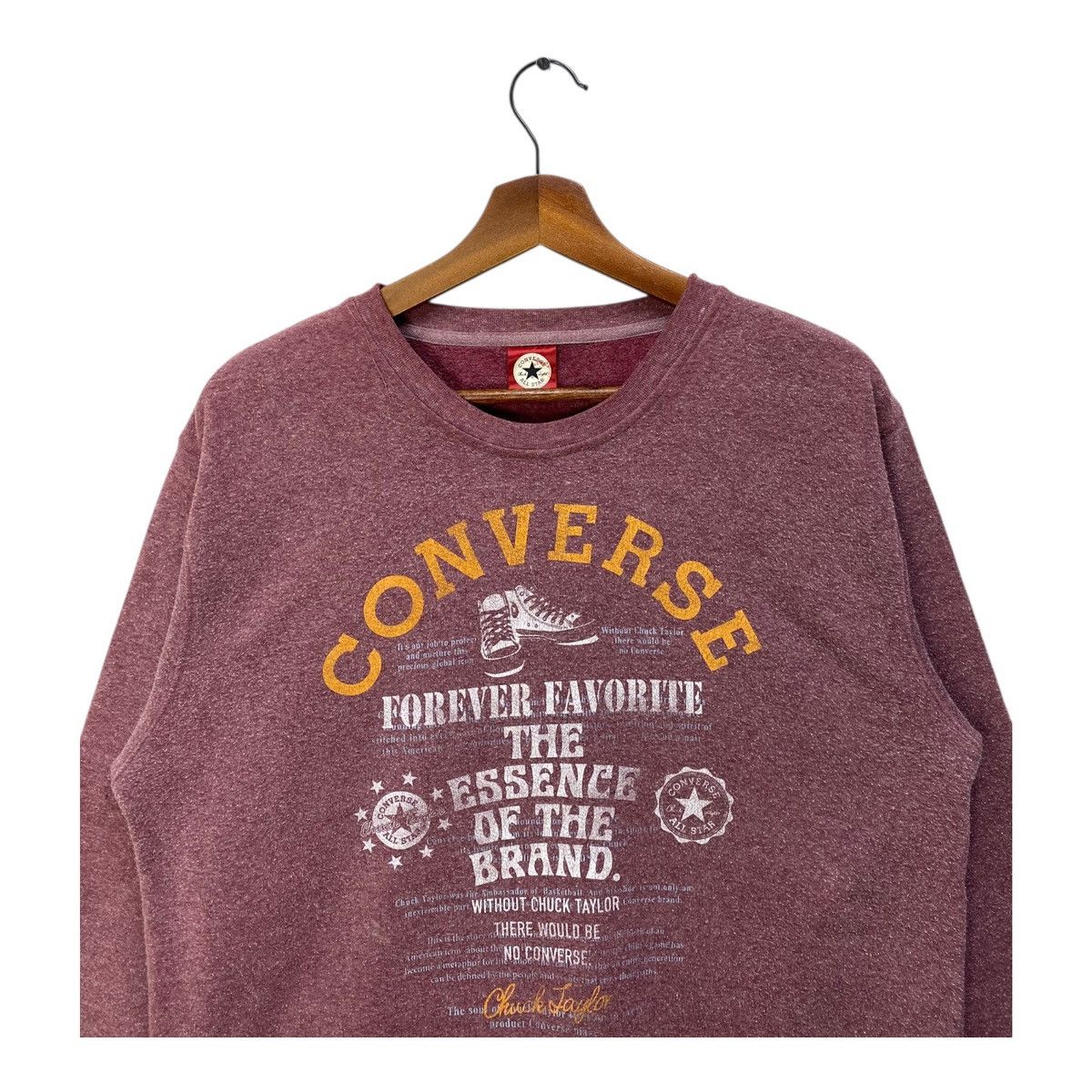 Converse Converse Sweatshirt Spellout Pullover Jumper Crewneck Size L Size US L / EU 52-54 / 3 - 2 Thumbnail