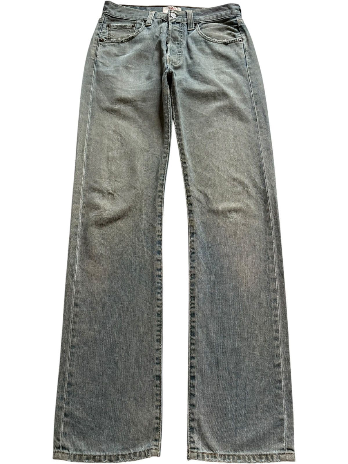Levi's SALES🔥Vintage 90s Levis 501 Mud Wash Distressed Jeans Size US 28 / EU 44 - 1 Thumbnail