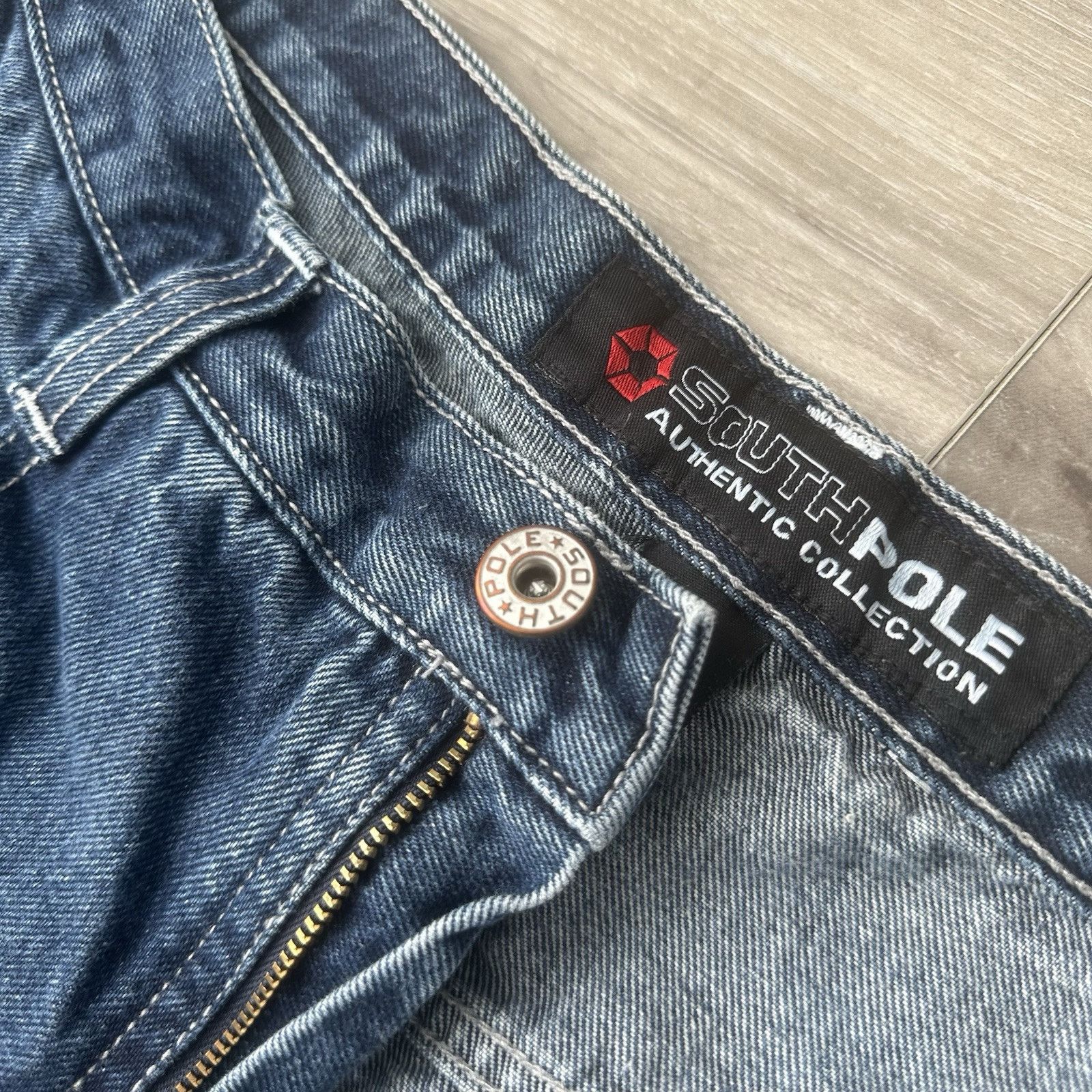 Southpole VTG Southpole Denim Jeans Men's 36x33 Blue Baggy Y2K Skater Size US 38 / EU 54 - 5 Thumbnail
