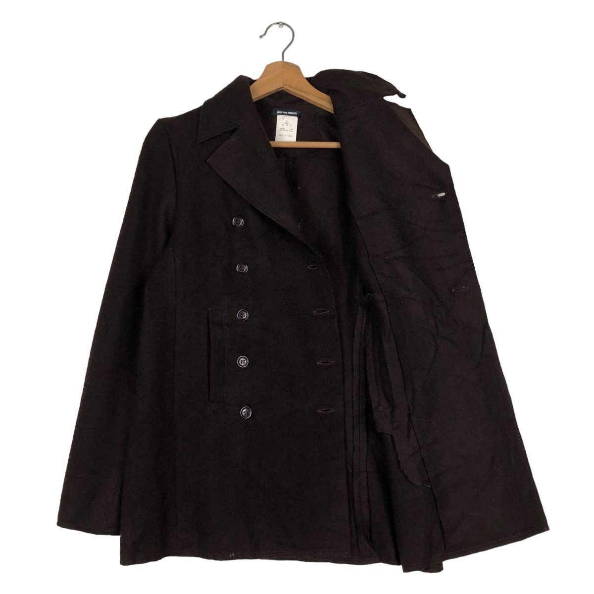 Issey Miyake 🔥WOOL JACKET BIKER MON AMI PIERLOT DESIGNER Size US S / EU 44-46 / 1 - 11 Thumbnail