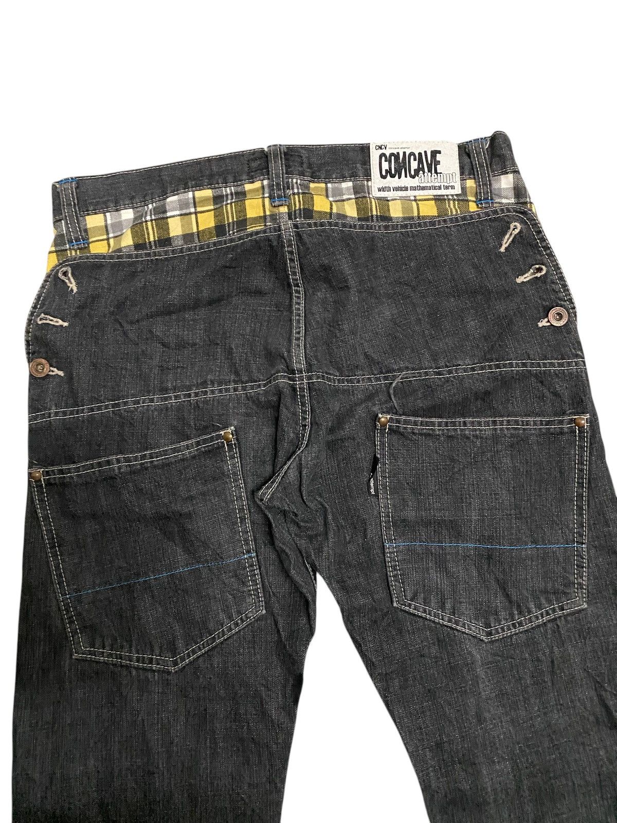 Japanese Brand × Vintage Vintage CNCV Concave Attempt Japanese Denim Jeans Size US 33 - 3 Thumbnail