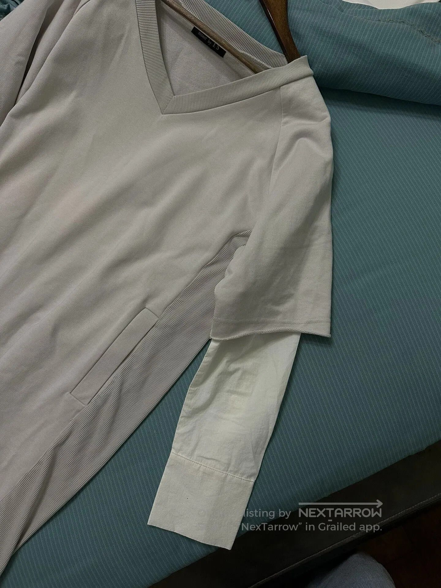 Y's Y's Yohji Yamamoto Layered Sweatshirt Dress. Size S / US 4 / IT 40 - 2 Thumbnail