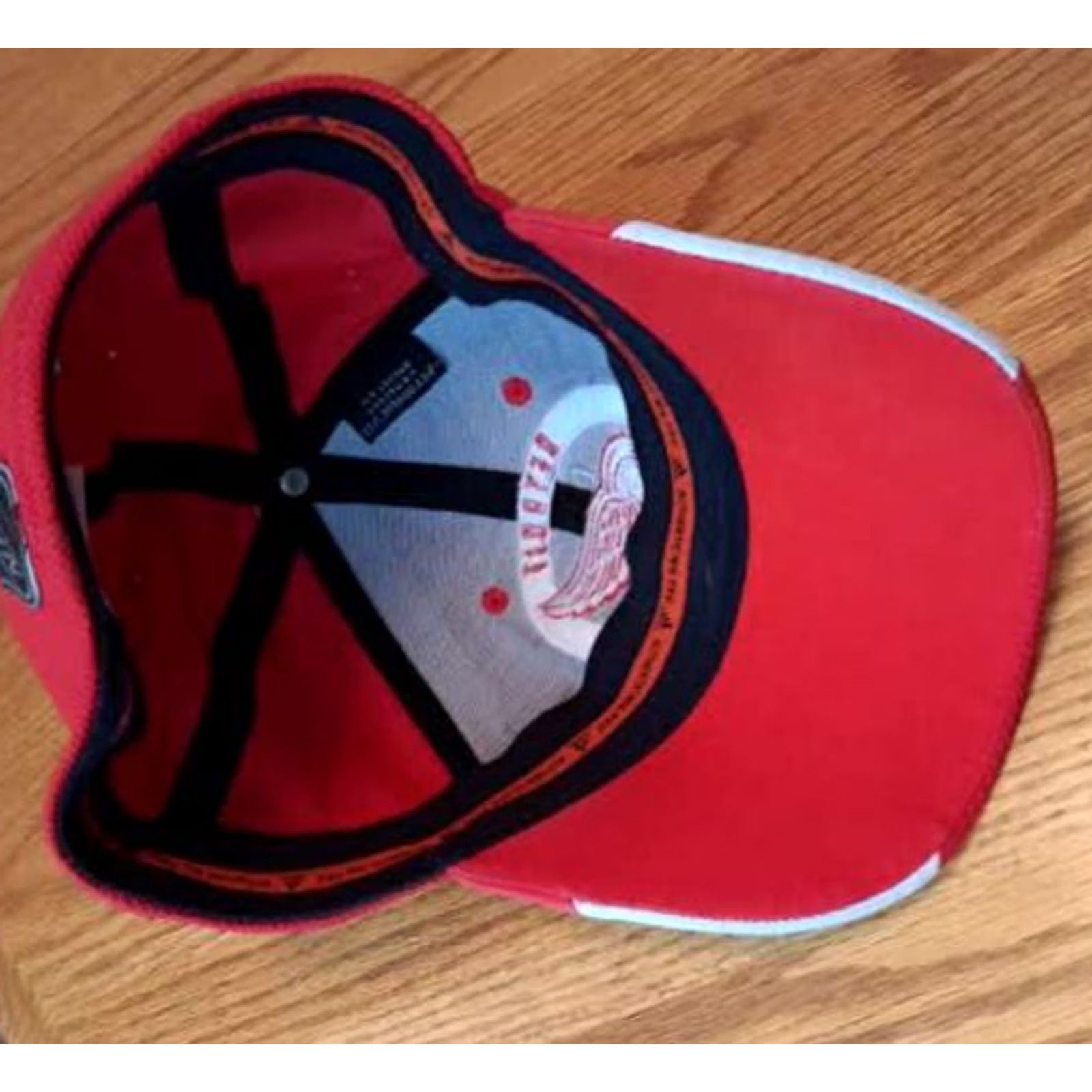 Adidas adidas Detroit Red Wings Hat Fitted XL Red Stretch Baseball Cap Men Sports Hat Size ONE SIZE - 6 Thumbnail