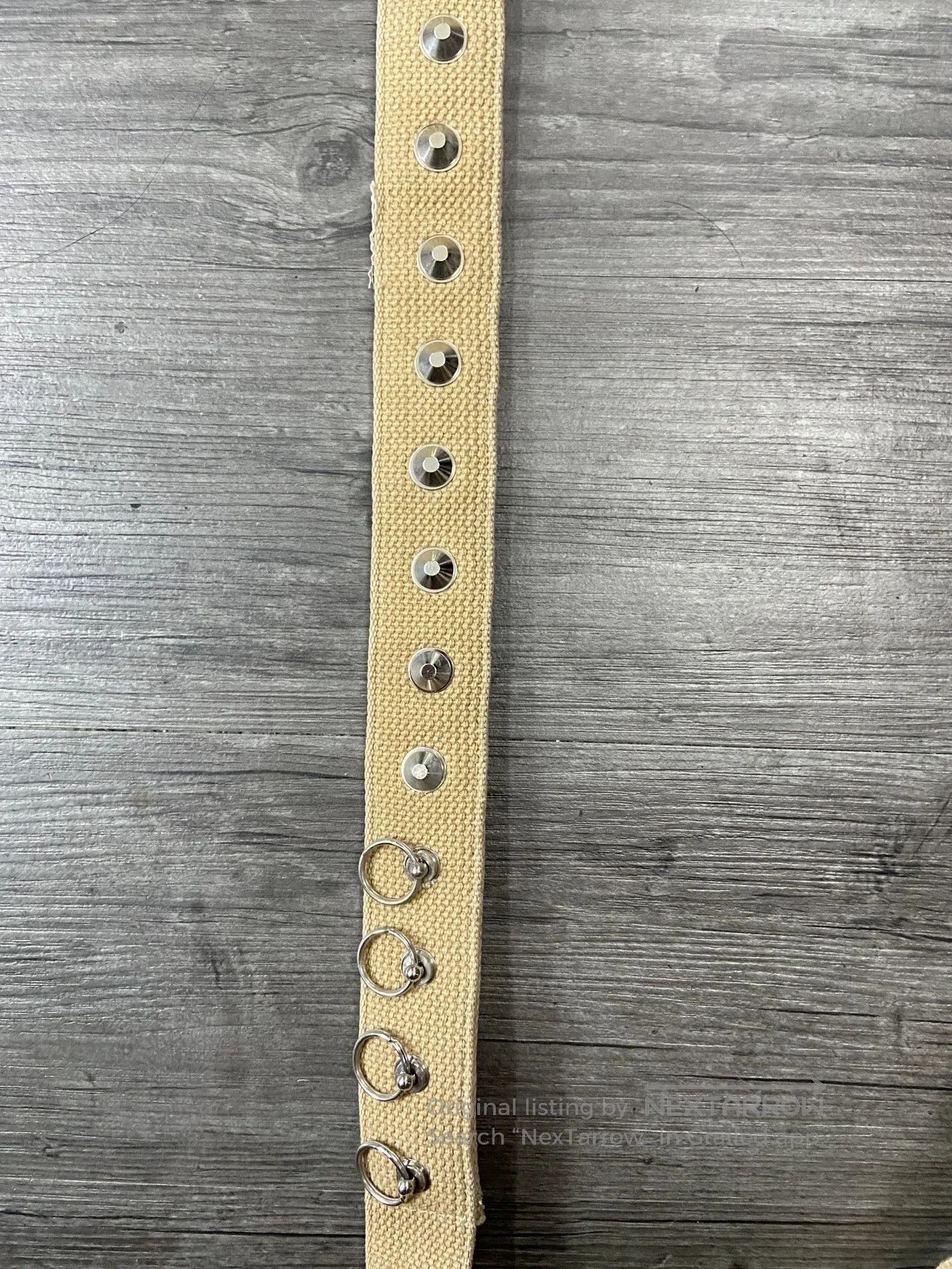 Other Number (N)ine Studded Canvas Belt. Size ONE SIZE - 2 Thumbnail