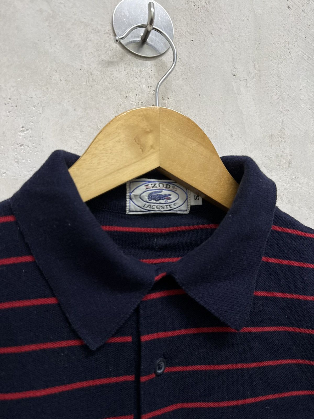 Lacoste Vintage Lacoste Stripe Polo Shirt Size US S / EU 44-46 / 1 - 4 Thumbnail