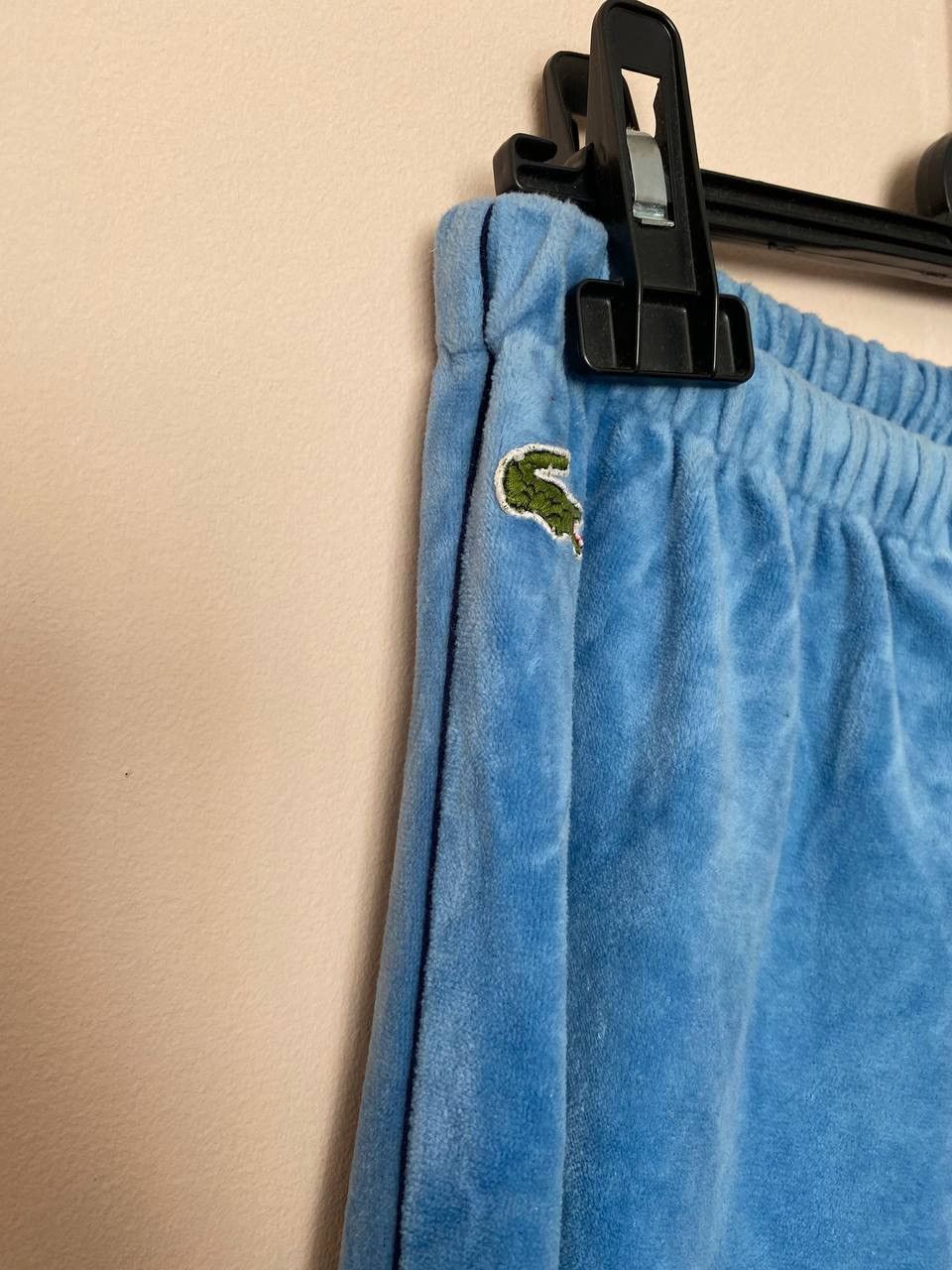 Lacoste × Vintage Very rare‼️ Vintage Lacoste Sport Woman Velour Blue Tracksuit Size M / US 6-8 / IT 42-44 - 11 Thumbnail