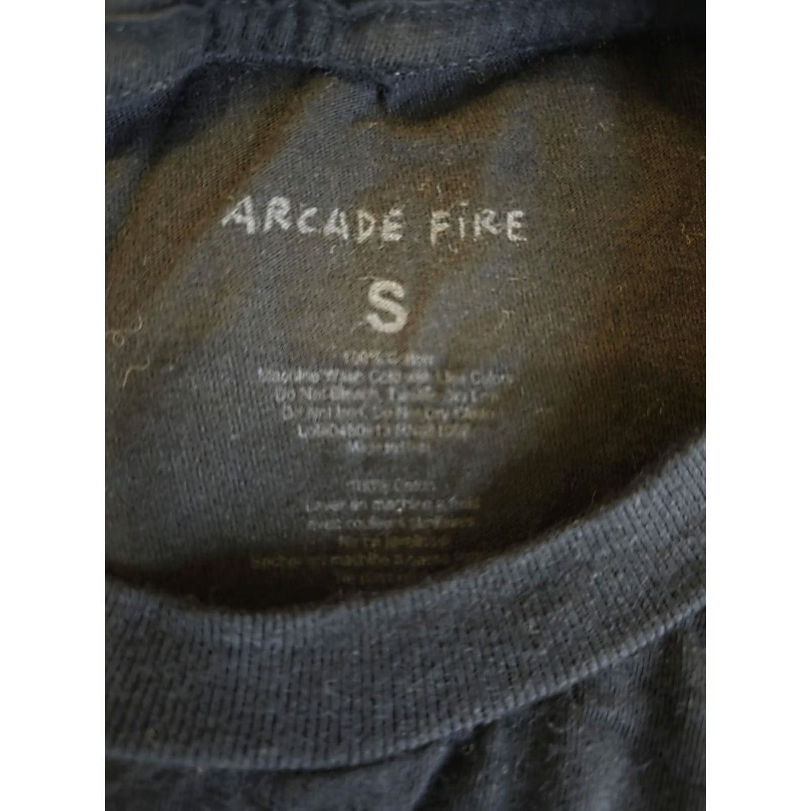 Vintage Arcade Fire T-Shirt Black Short Sleeve Band Reflektor Size S Men Size US S / EU 44-46 / 1 - 3 Thumbnail
