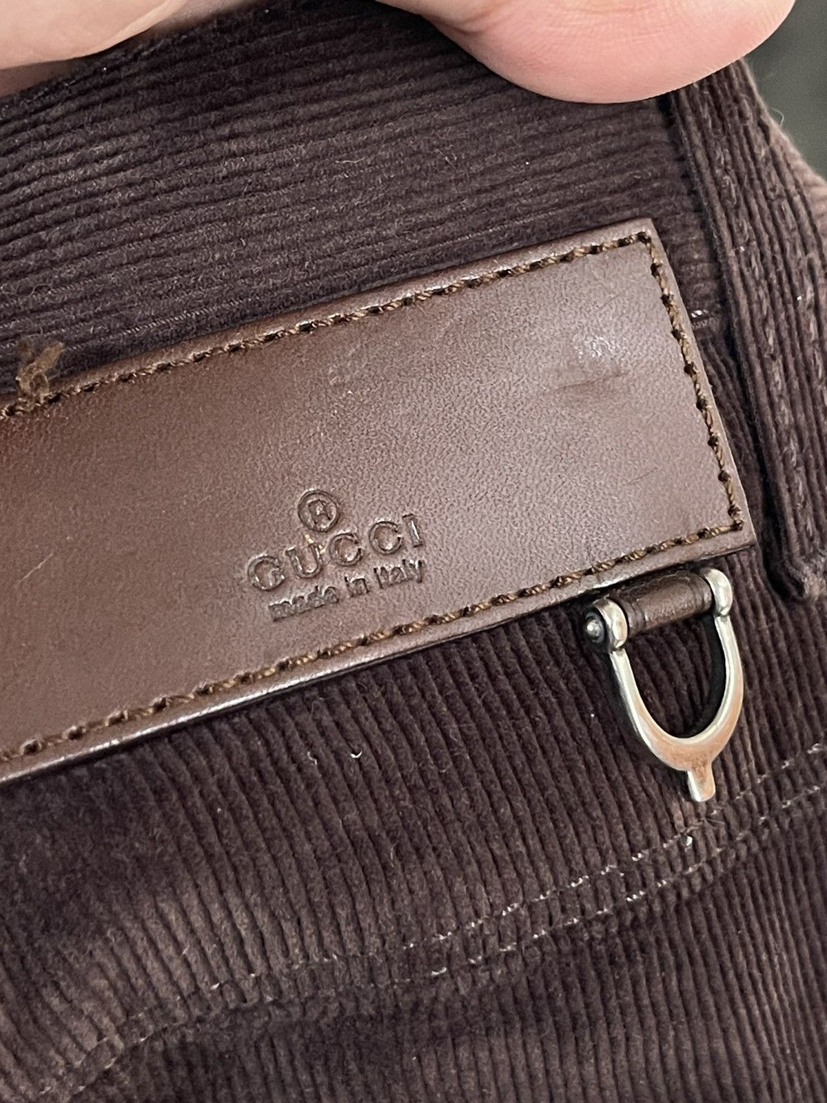 Gucci Gucci Corduroy Brown Regular Pants Size US 36 / EU 52 - 3 Thumbnail