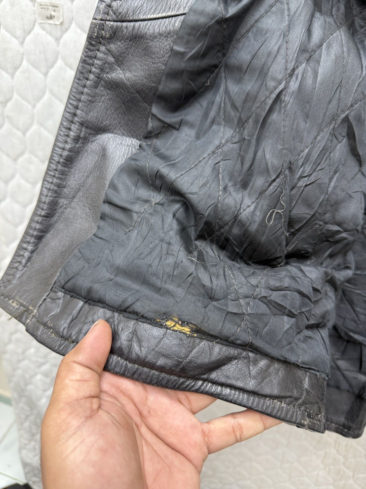 Genuine Leather 🔥🔥🔥ARCHIVE VINTAGE DOUBLE COLLAR LEATHER JACKET Size US M / EU 48-50 / 2 - 11 Thumbnail