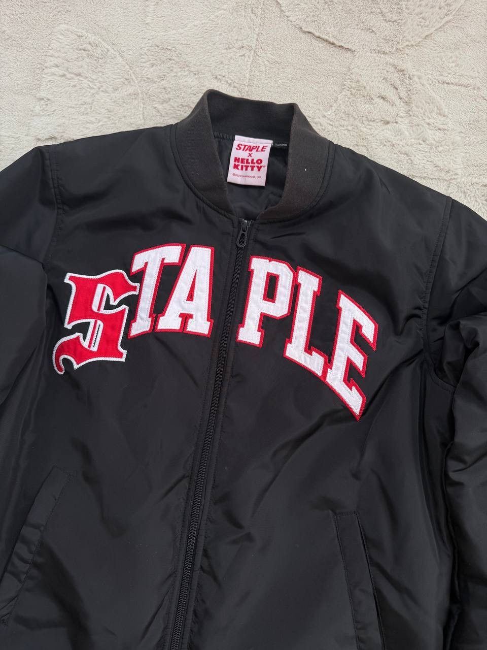 Staple Staple x Hello Kitty Baseball Jacket Black Size US M / EU 48-50 / 2 - 2 Thumbnail