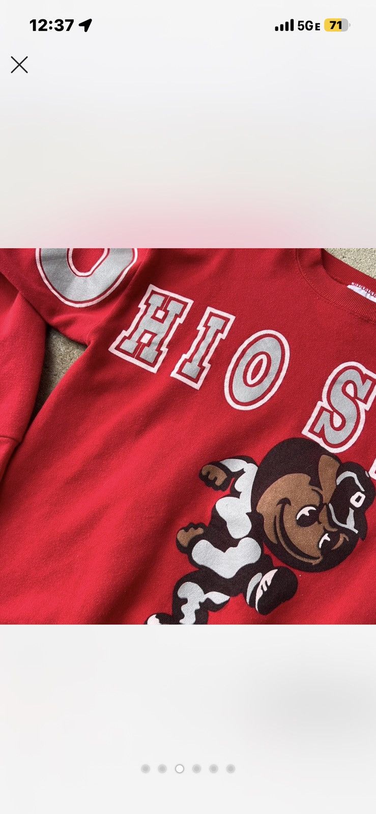 Other Vintage 90s Ohio State Buckeyes All over Print graphic. Size US L / EU 52-54 / 3 - 3 Thumbnail