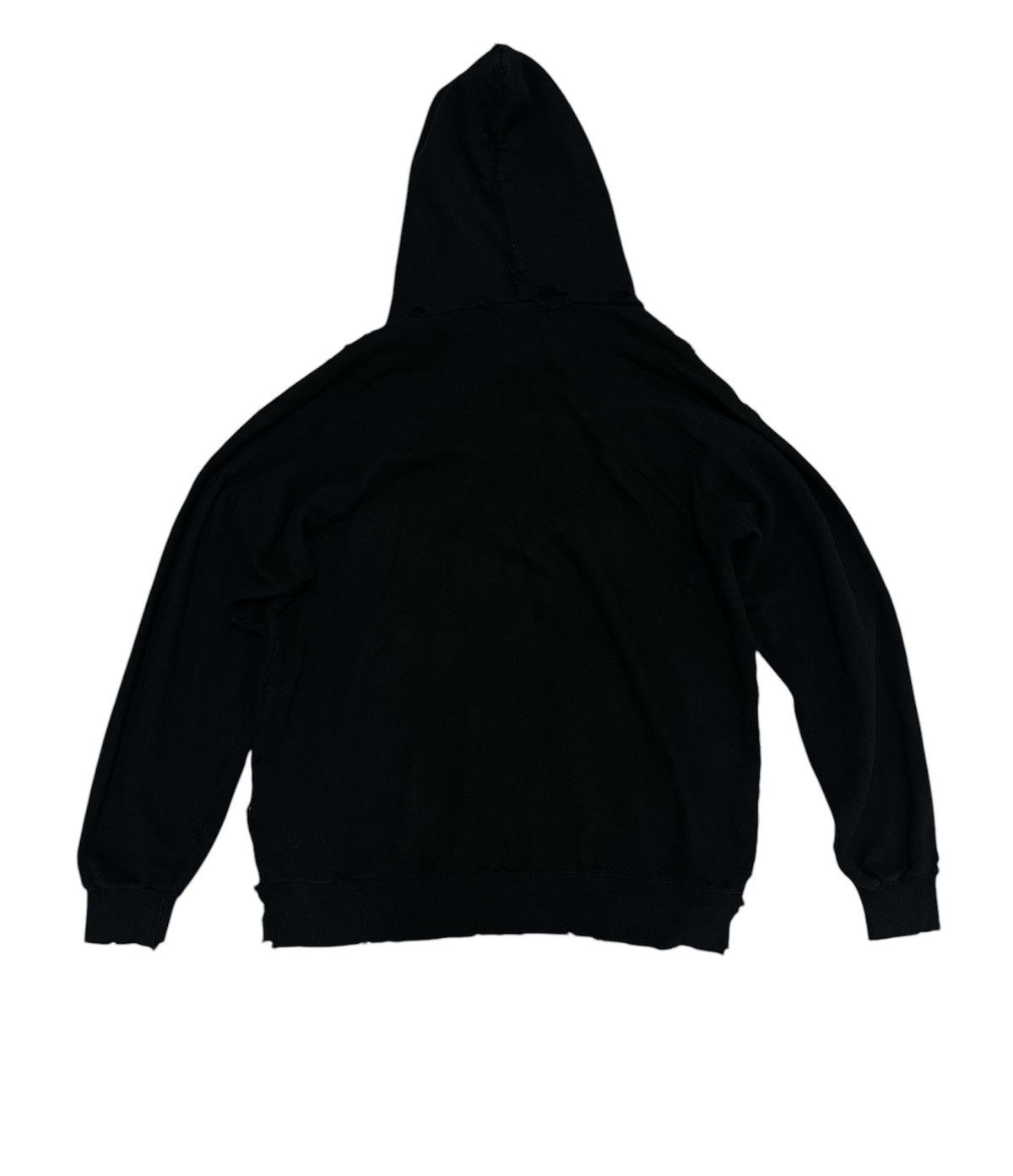 Japanese Brand Pandemixxx mastermind asymmetrical Wave Leather Hoodie Rare Size US L / EU 52-54 / 3 - 2 Thumbnail