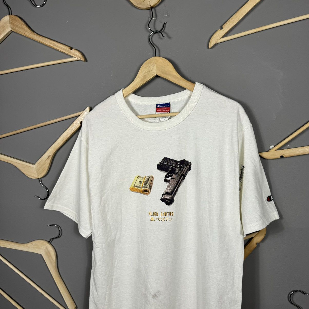 Champion Champion Black Cactus Capsule 2021 “Pixel Art” T-shirt Size US M / EU 48-50 / 2 - 2 Thumbnail