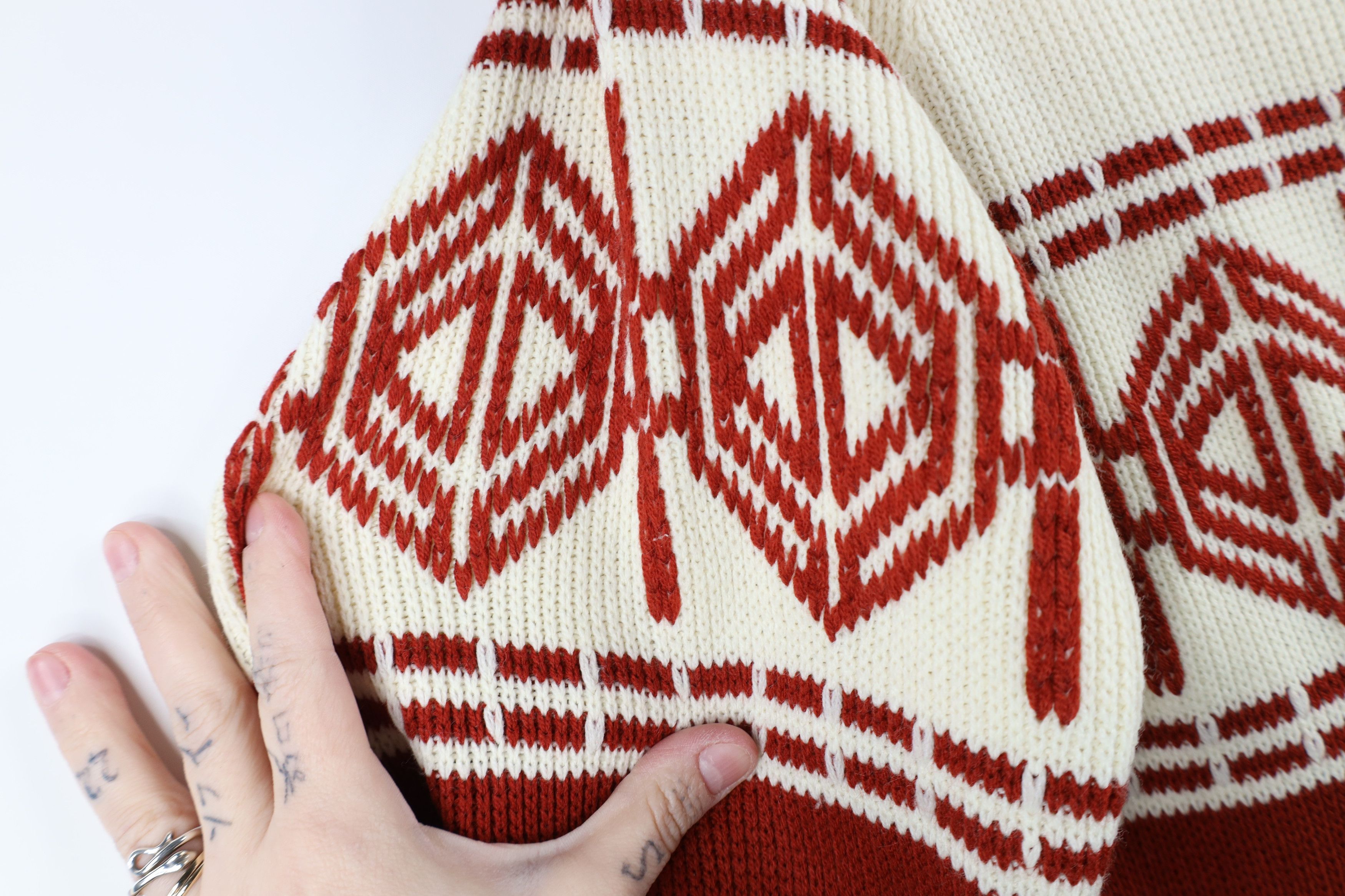 Vintage Vintage 70s Mid Century Modern MCM Ribbed Knit Sweater Size US M / EU 48-50 / 2 - 5 Thumbnail