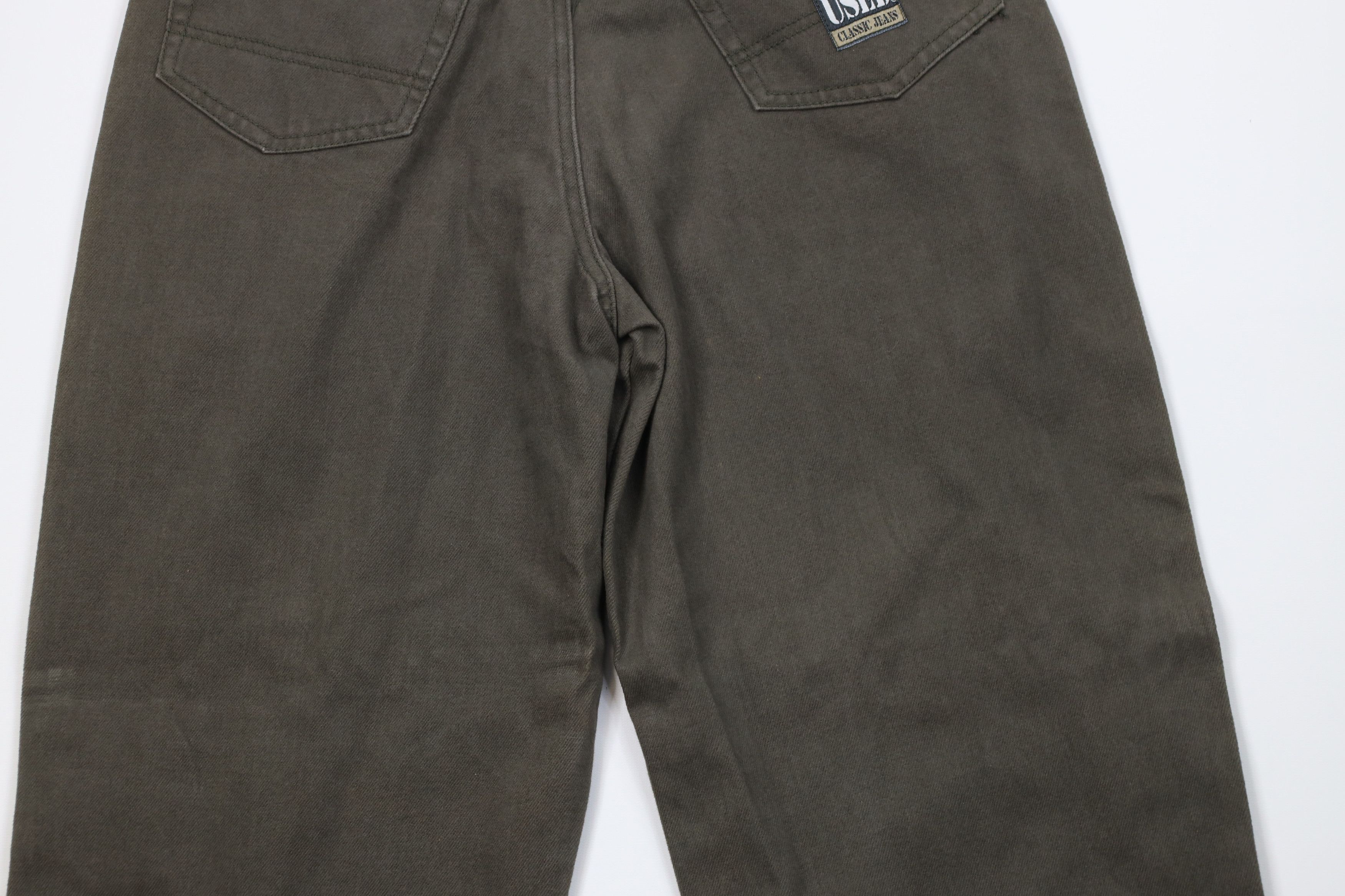 Vintage Deadstock Vintage 90s Streetwear Jeans Olive Green Size US 31 - 11 Thumbnail