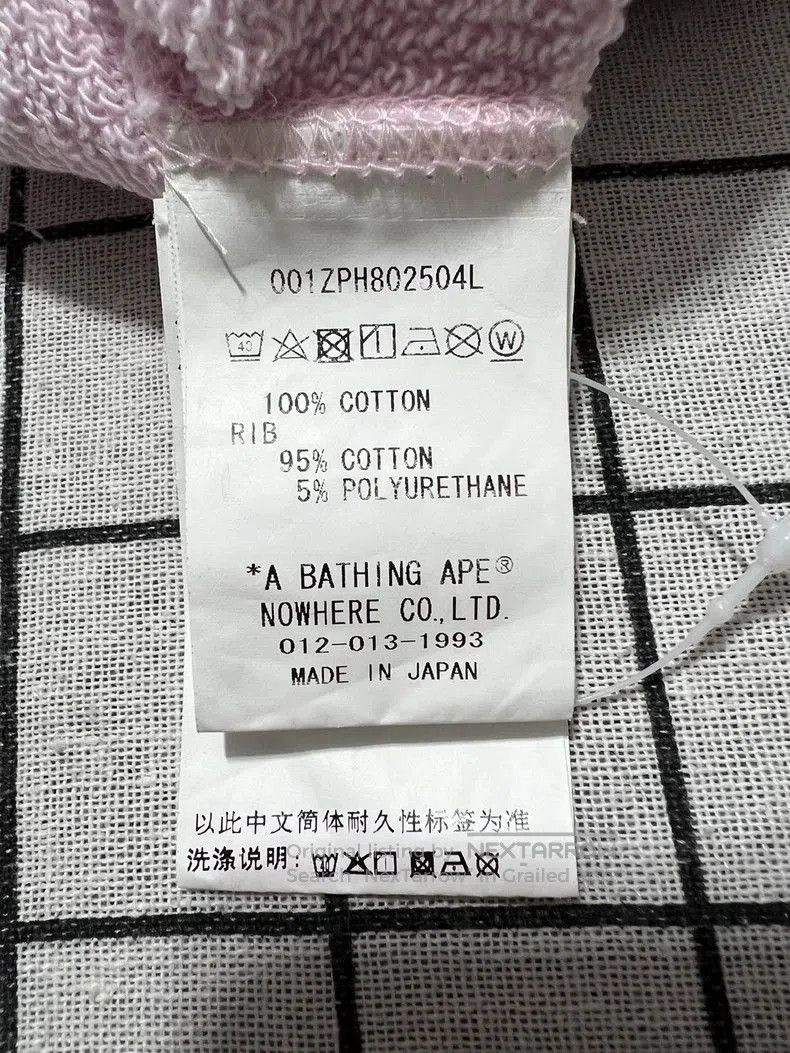 Bape Pink Shark Star Zip-Up Hoodie. Size S / US 4 / IT 40 - 6 Thumbnail