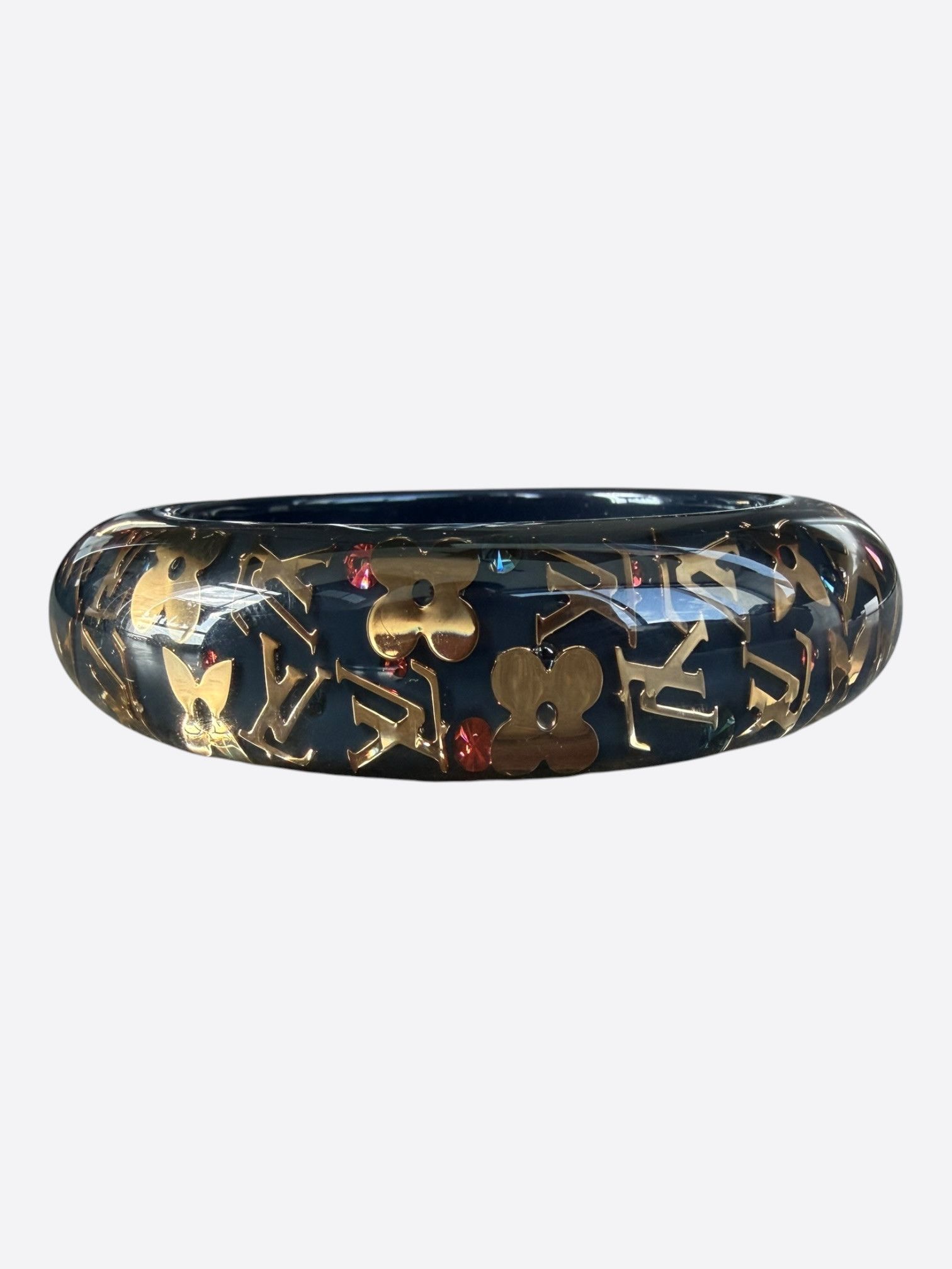 Louis Vuitton Louis Vuitton Navy & Gold Inclusion Bangle Size ONE SIZE - 5 Thumbnail