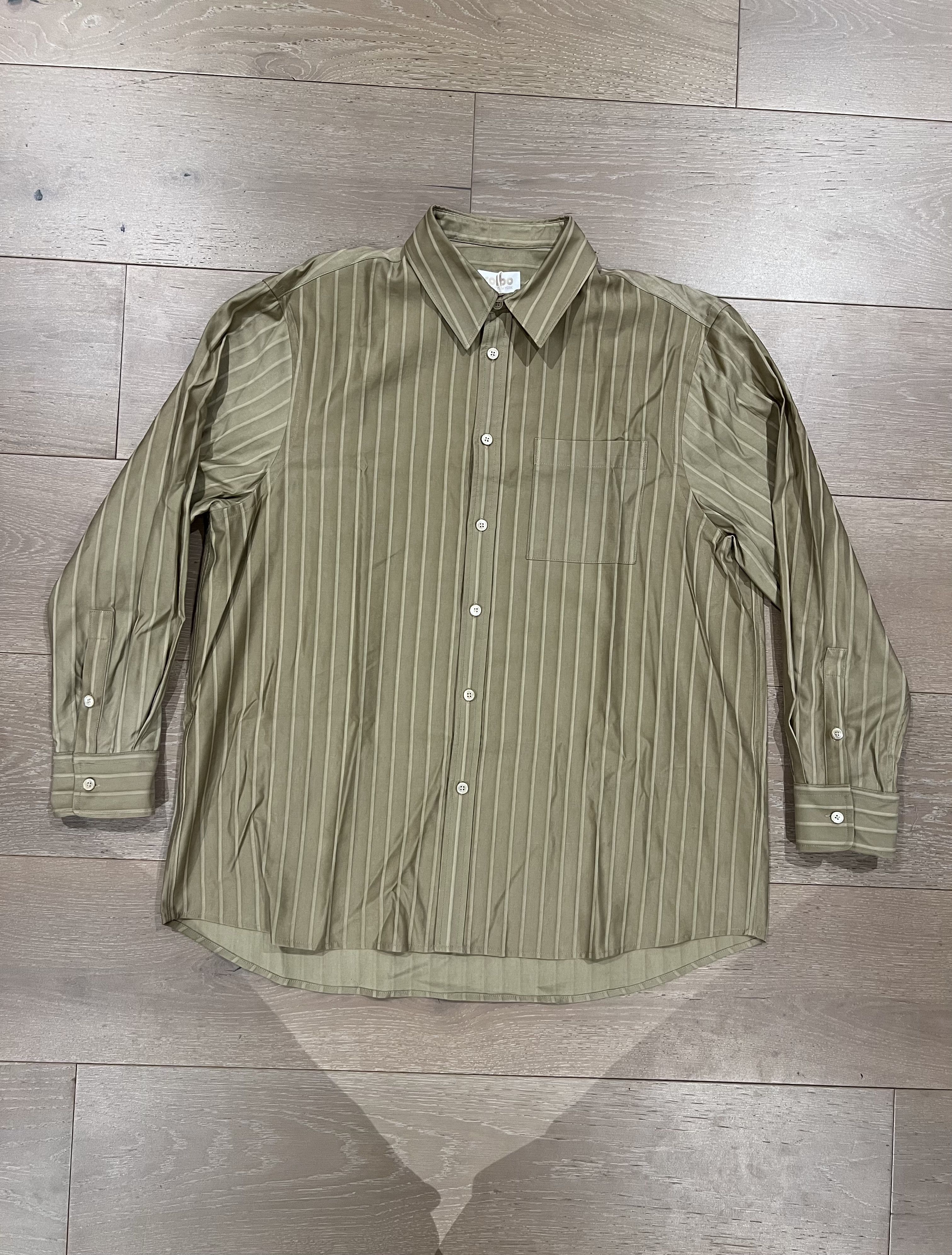Colbo 💚 1/19 Colbo NYC TK Shirt Sheen Golden Stripe Medium NEW Size US M / EU 48-50 / 2 - 4 Thumbnail