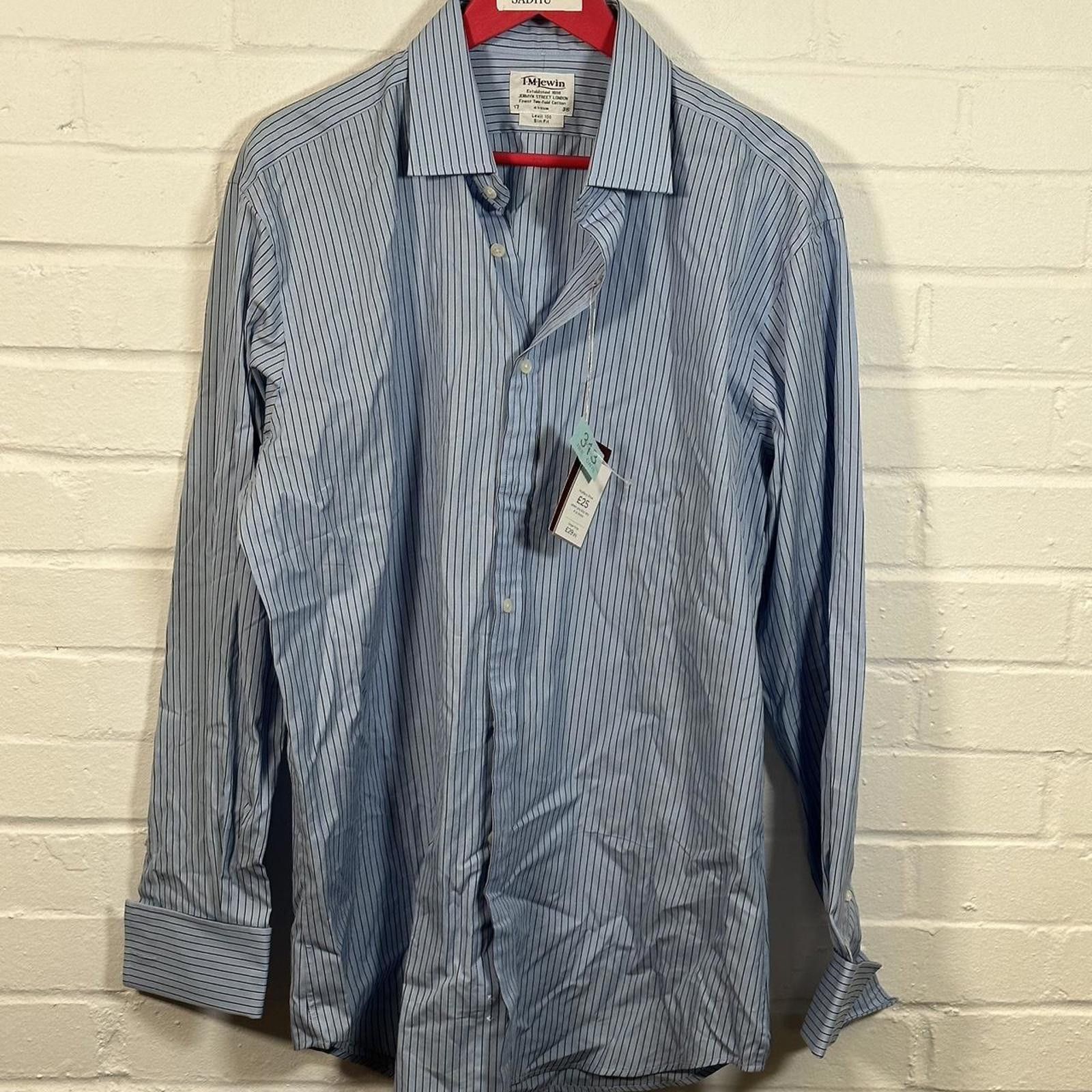 Designer Men's Blue Shirt Size US XL / EU 56 / 4 - 1 Thumbnail