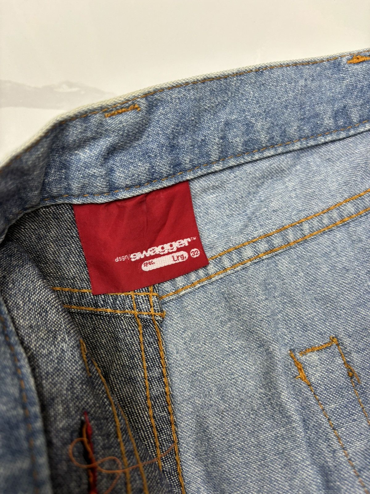 PHENOMENON SWAGGER 🇯🇵 RECONSTRUCTED PATCHWORK BAGGY JEANS Size US 34 / EU 50 - 12 Thumbnail