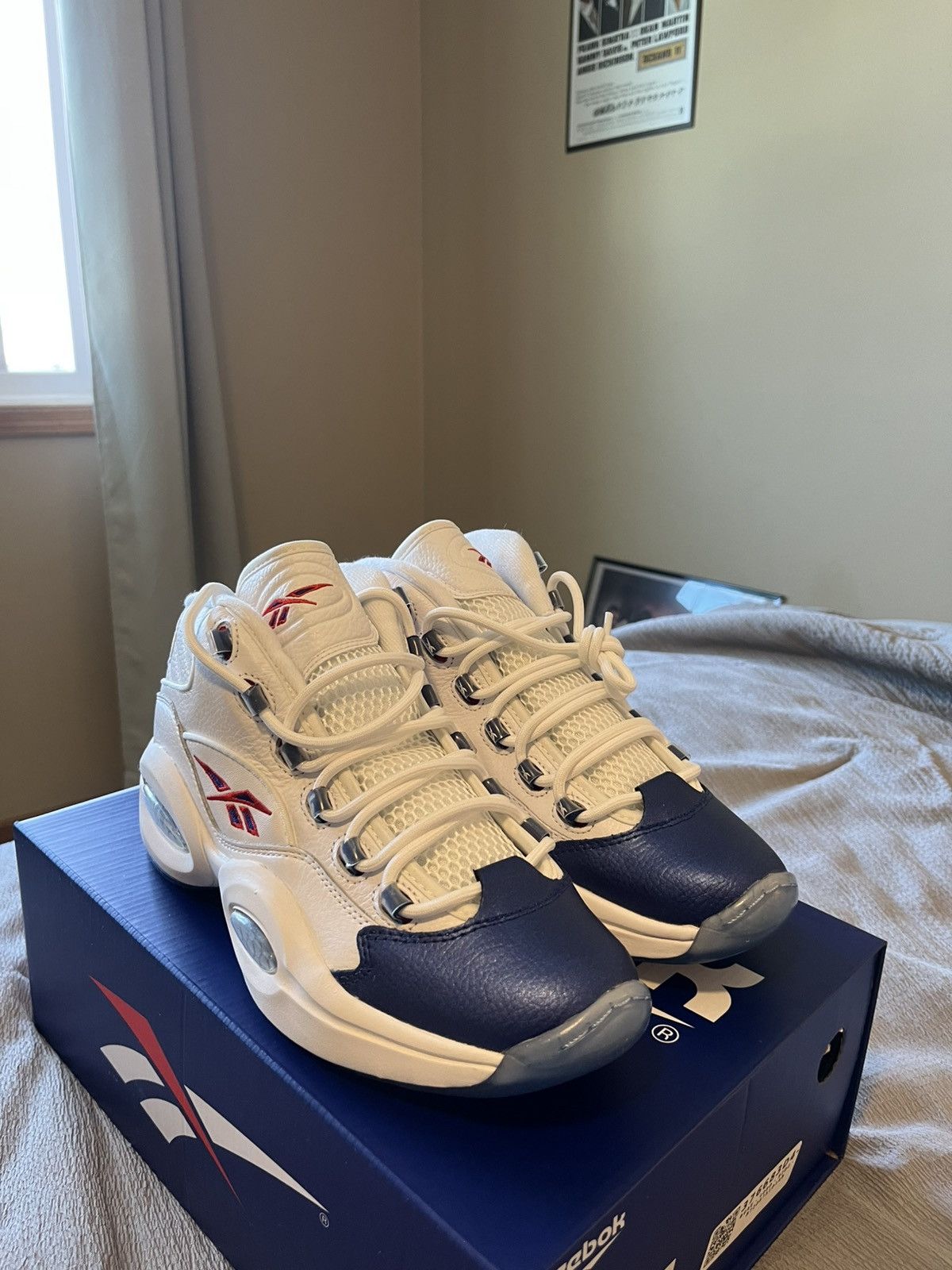 Reebok Reebok Question Blue Toe, Iverson Size US 9.5 / EU 42-43 - 4 Thumbnail