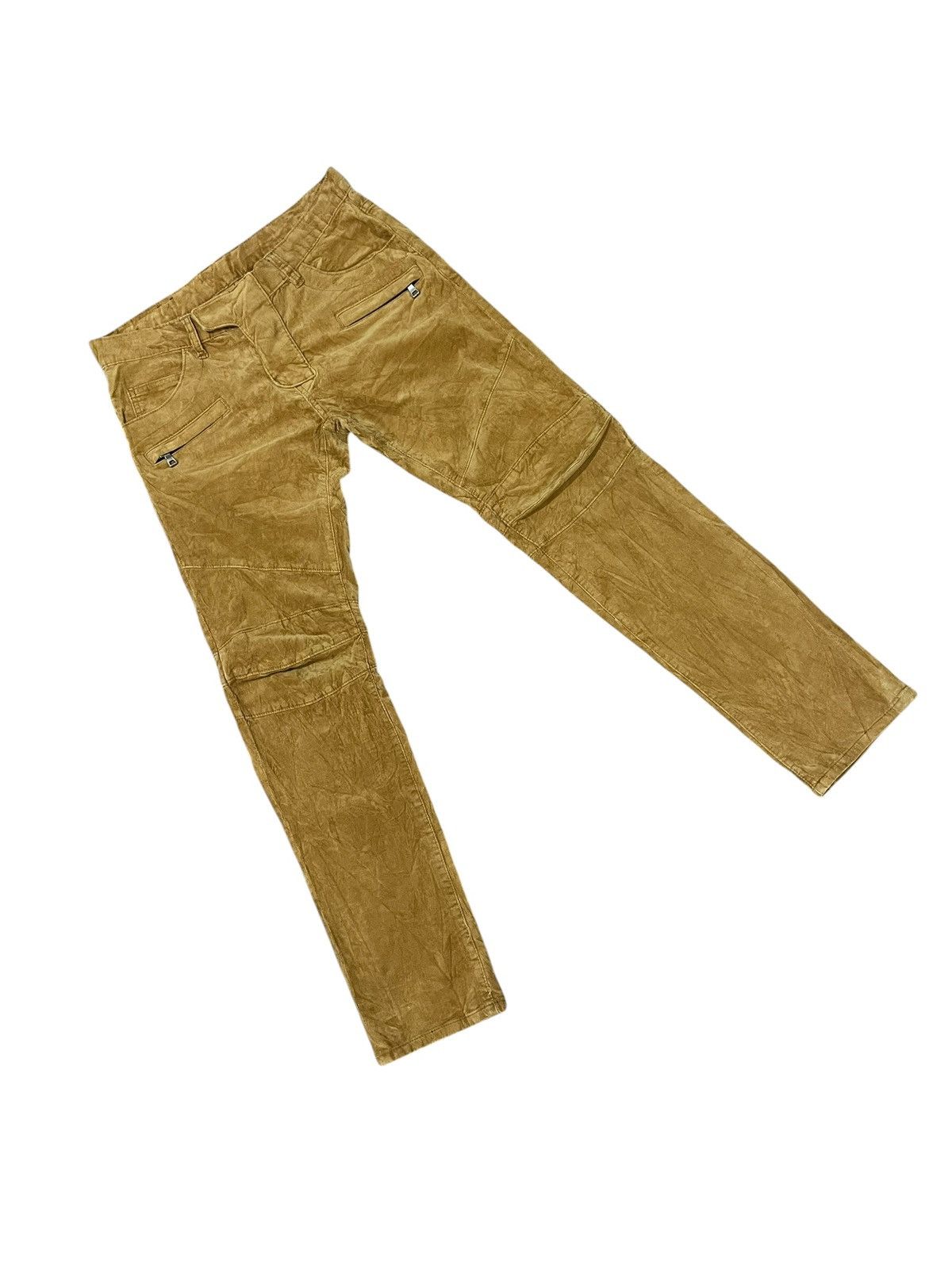 Balmain Balmain Velvet Corduroy Destroyed Pants Size US 33 - 10 Thumbnail