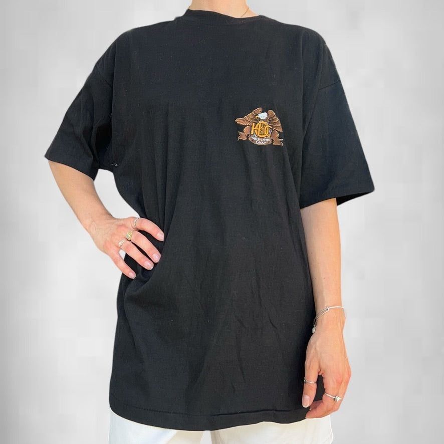 Harley Davidson × Vintage Vintage 90s Harley Davidson Owners Group Tee Size US XL / EU 56 / 4 - 1 Thumbnail