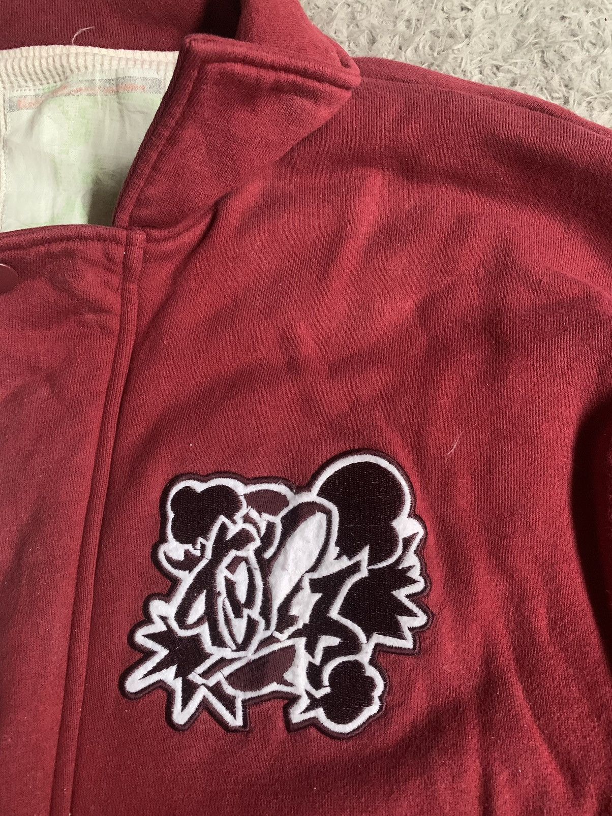 Japanese Brand Vintage Tek One Visual Vandalism Thermal Sweat Zip Jacket Size US XL / EU 56 / 4 - 4 Thumbnail