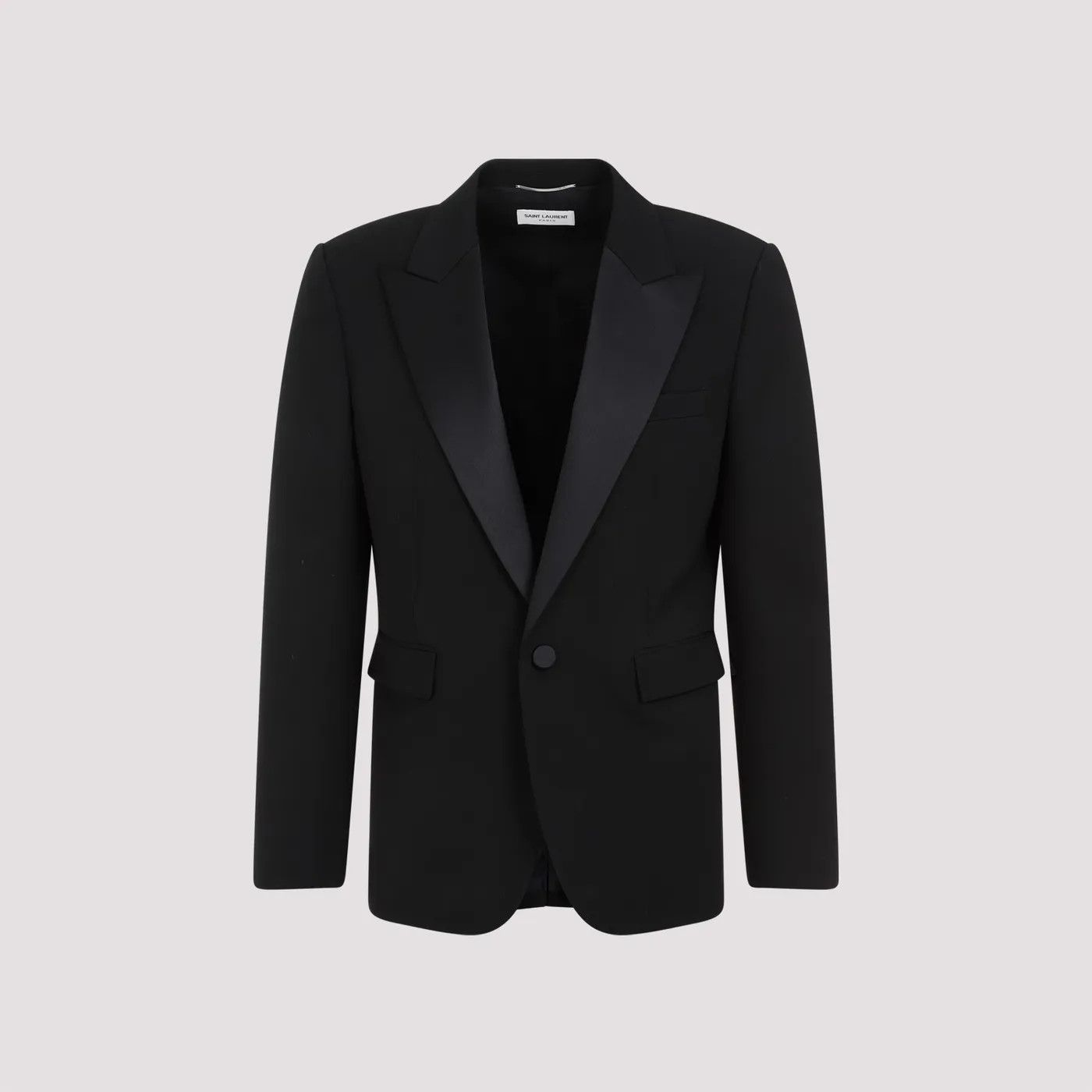 Saint Laurent Paris o1s1wg110126 780354 Tuxedo Jacket in Nero Size US M / EU 48-50 / 2 - 1 Thumbnail