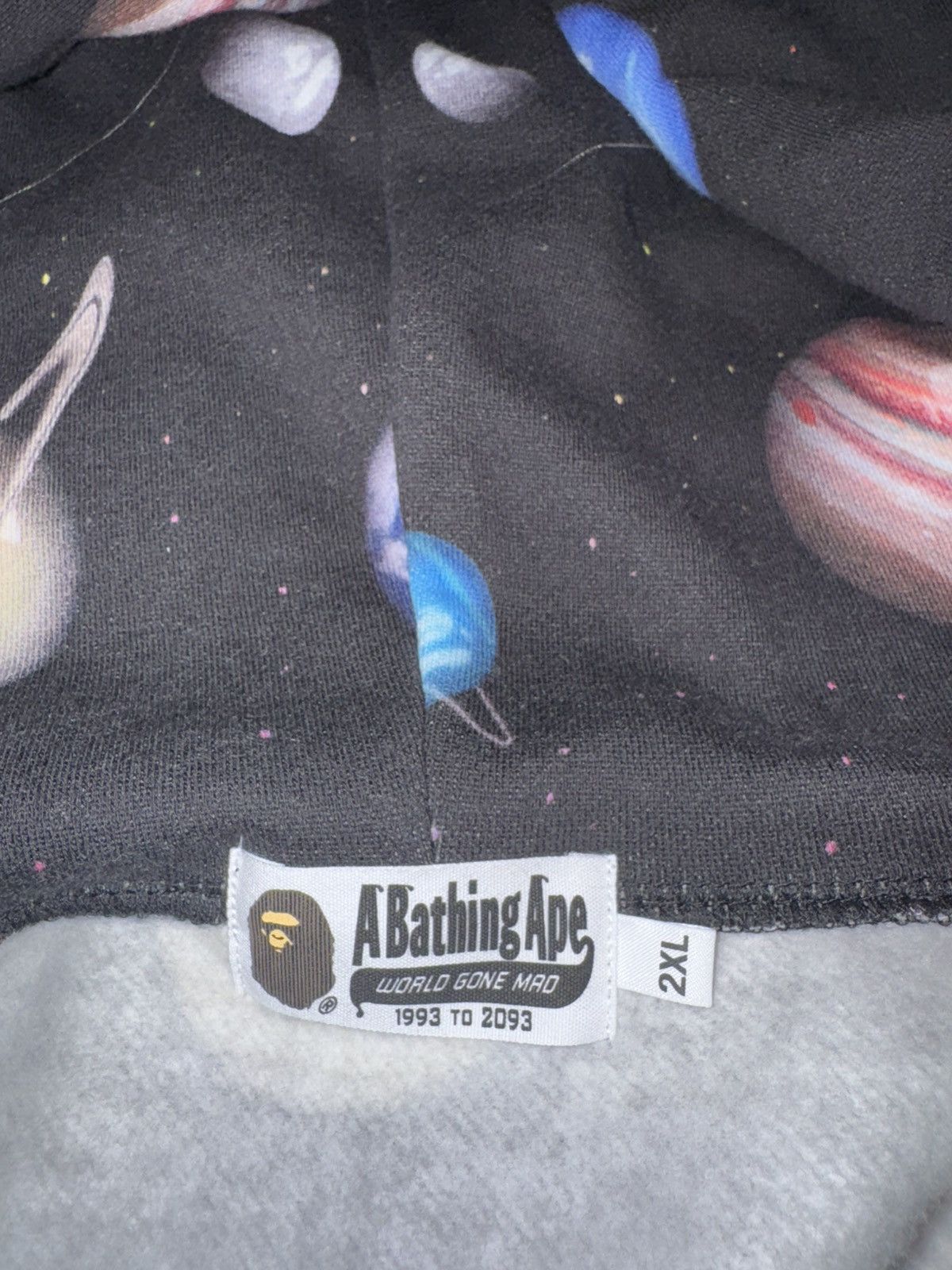Bape Bape Planets Galaxy Shark Hoodie Size US XXL / EU 58 / 5 - 9 Thumbnail