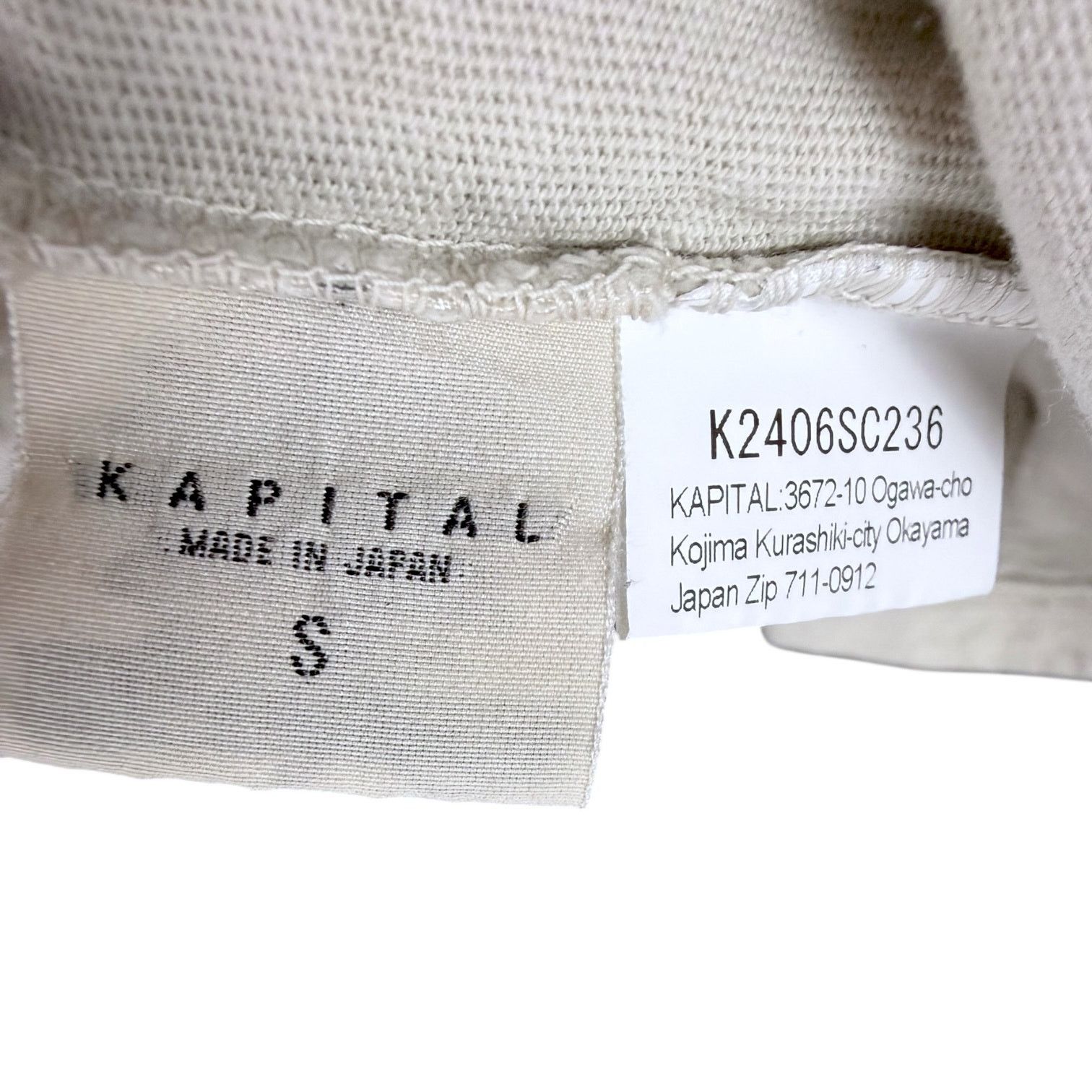Kapital Men's Kapital Japan Asymmetrical Pocket Cotton Logo T Small Size US S / EU 44-46 / 1 - 6 Thumbnail
