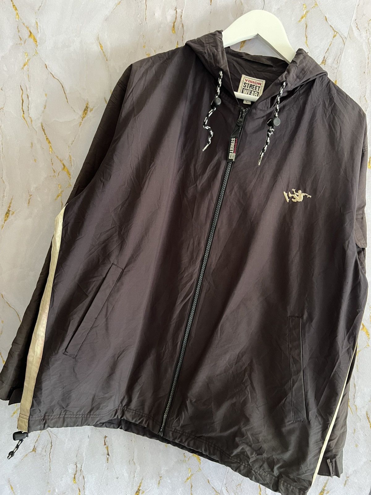 Vision Streetwear Vintage Vision Street Wear Windbreaker Jacket Skateboarding Size US L / EU 52-54 / 3 - 7 Thumbnail