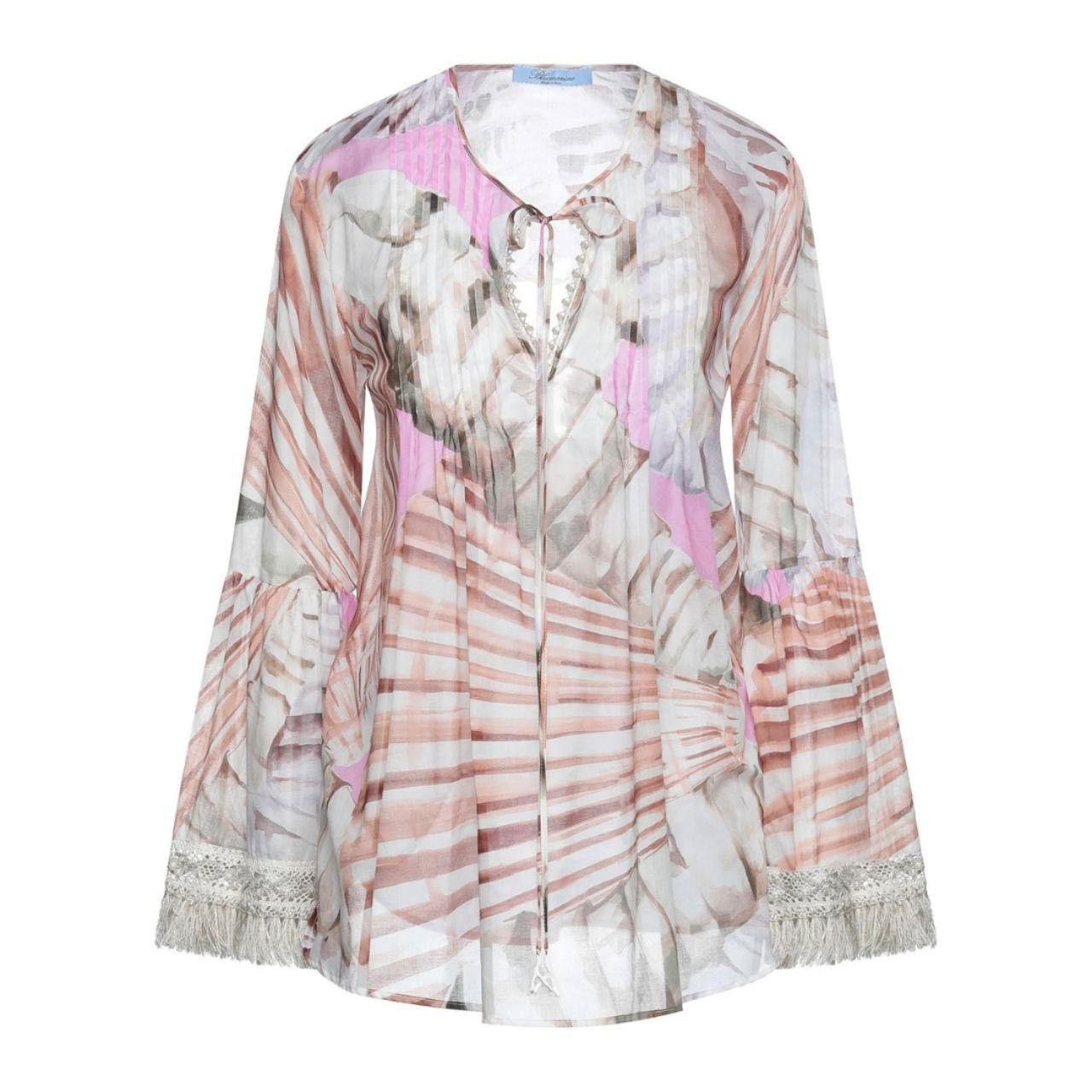 Blumarine NWT Blumarine Shell Printed Cotton Top Size S / US 4 / IT 40 - 1 Thumbnail