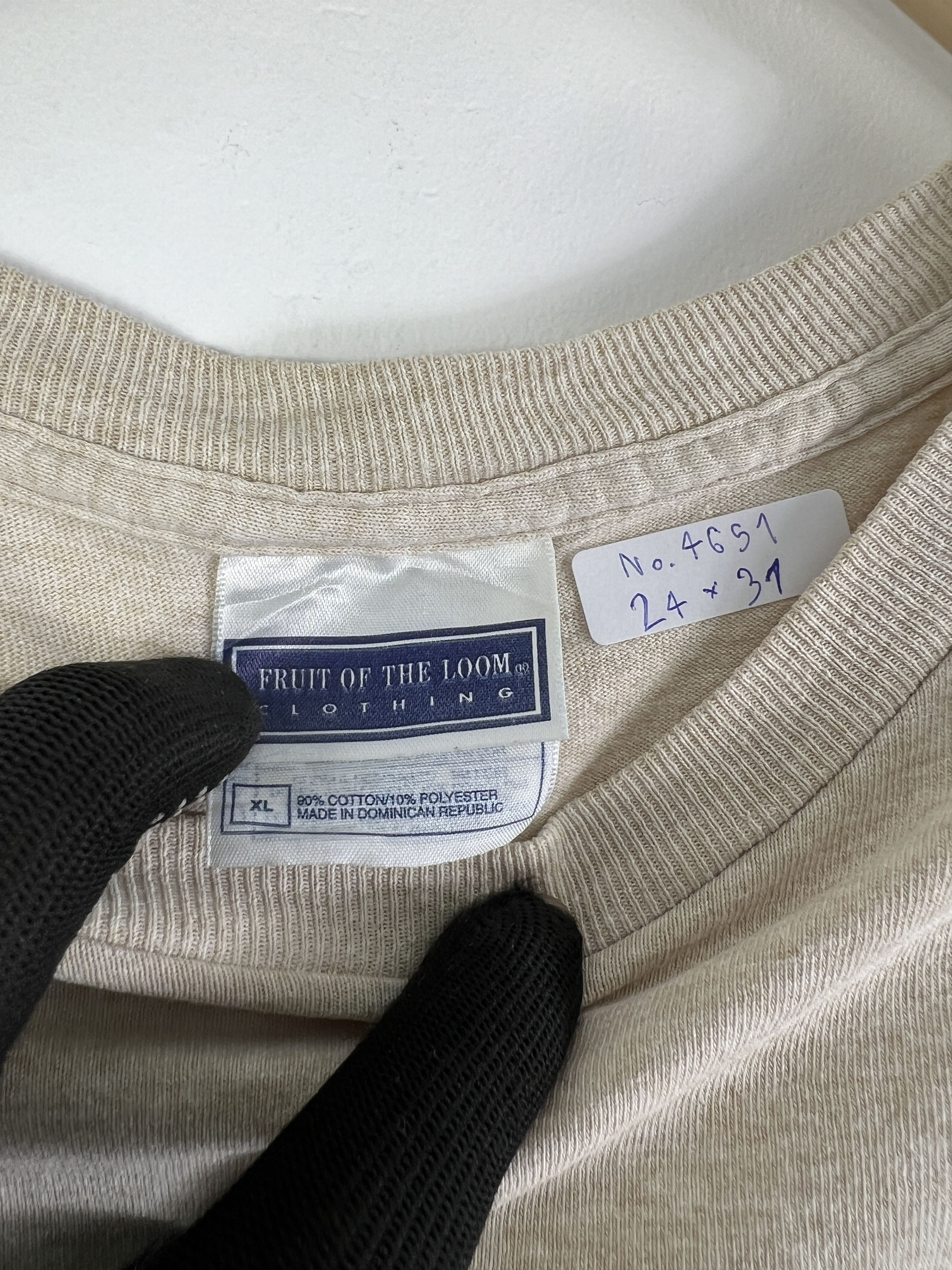 Fruit Of The Loom × Vintage No.4651 Vintage Fruit of the Loom Blank Tee (XL) Size US XL / EU 56 / 4 - 2 Thumbnail