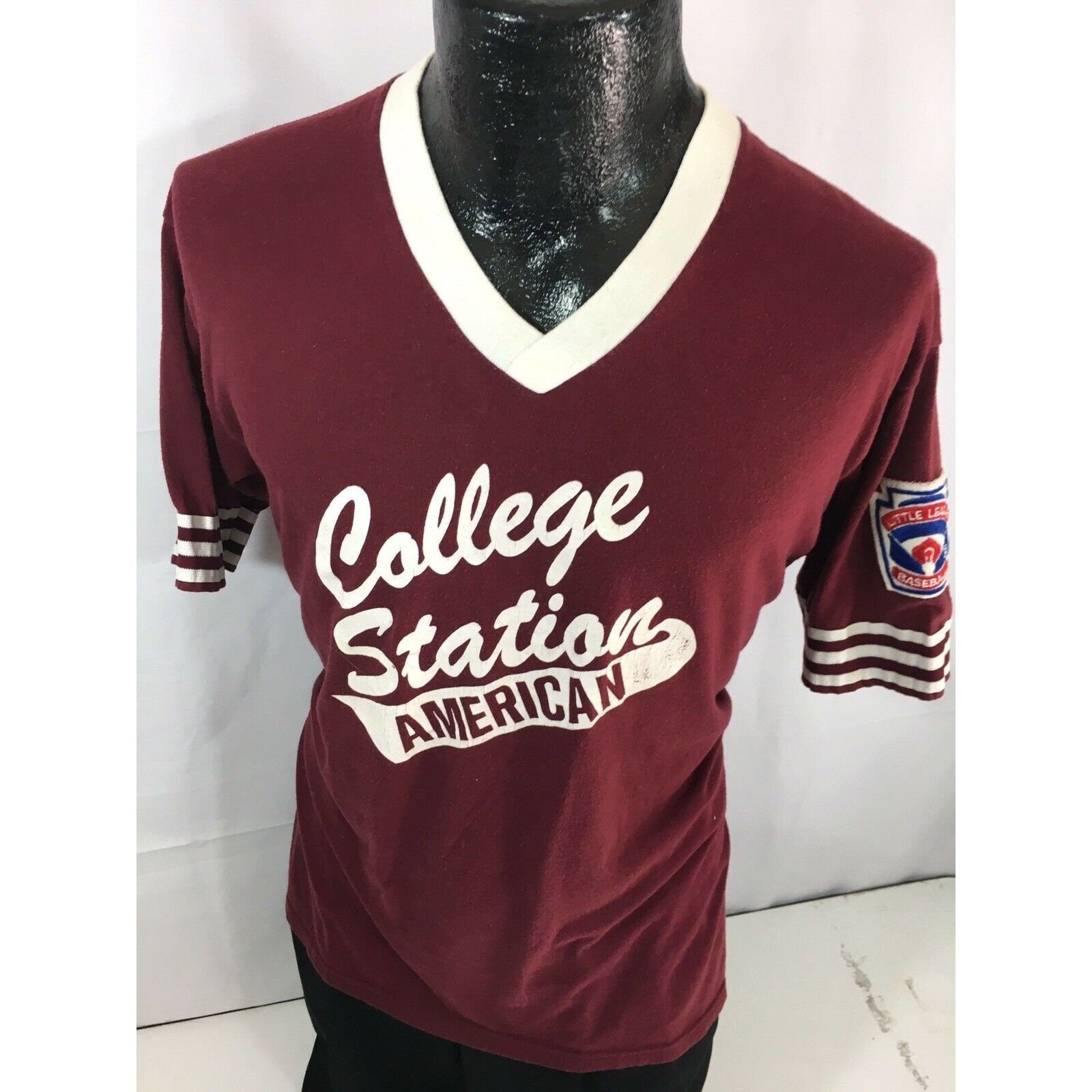 Other 70's Texas A&M College Station AMERICAN 50/50 RINGER T Shirt Size US L / EU 52-54 / 3 - 5 Thumbnail