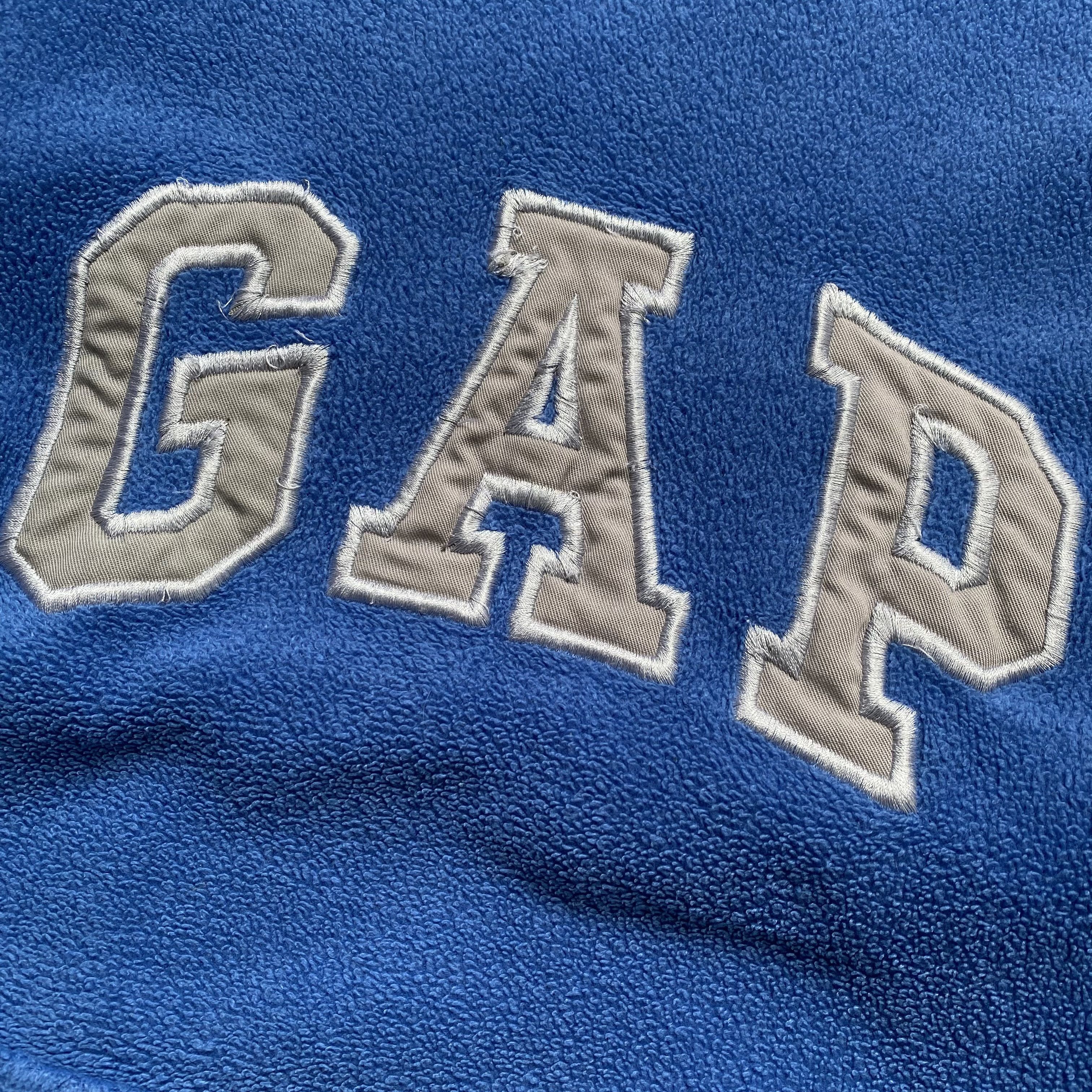 Gap Vintage Gap Fleece Hoodie Embrodery Big Logo Size US S / EU 44-46 / 1 - 4 Thumbnail