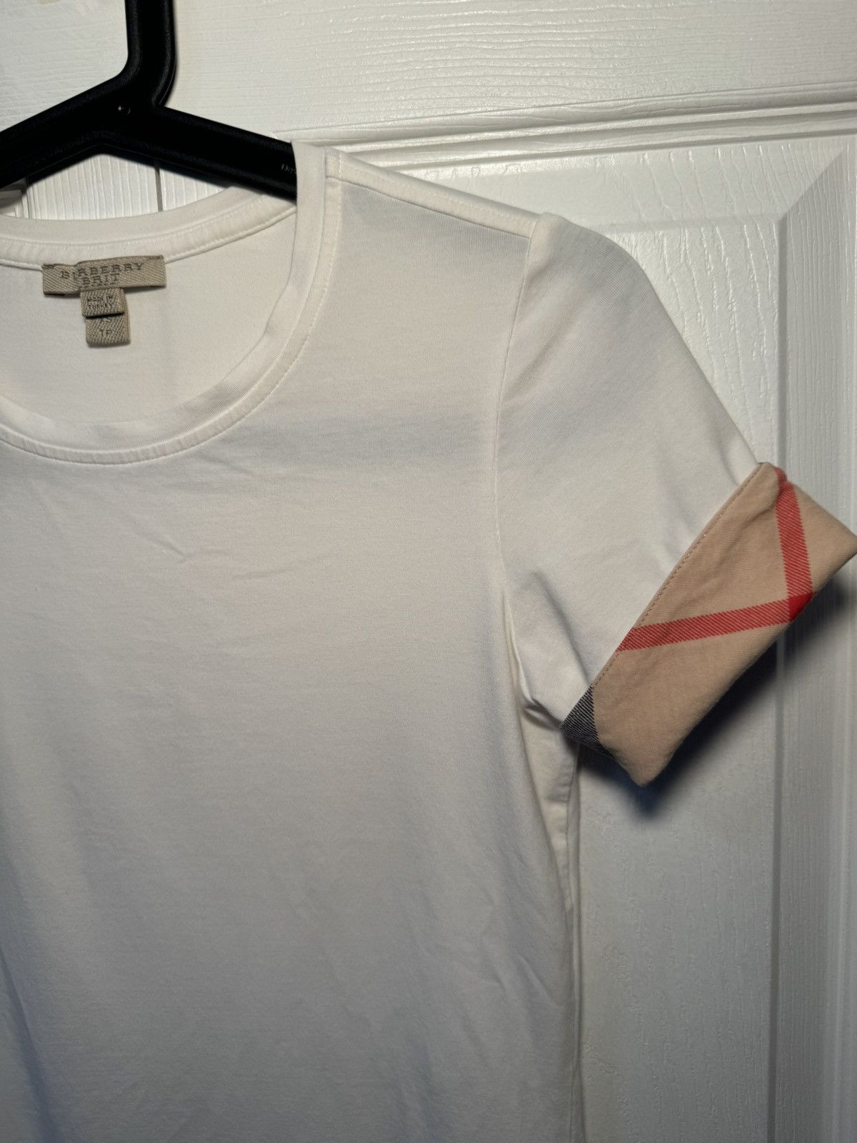 Burberry Burberry white short sleeve simple tee Size XS / US 0-2 / IT 36-38 - 3 Thumbnail