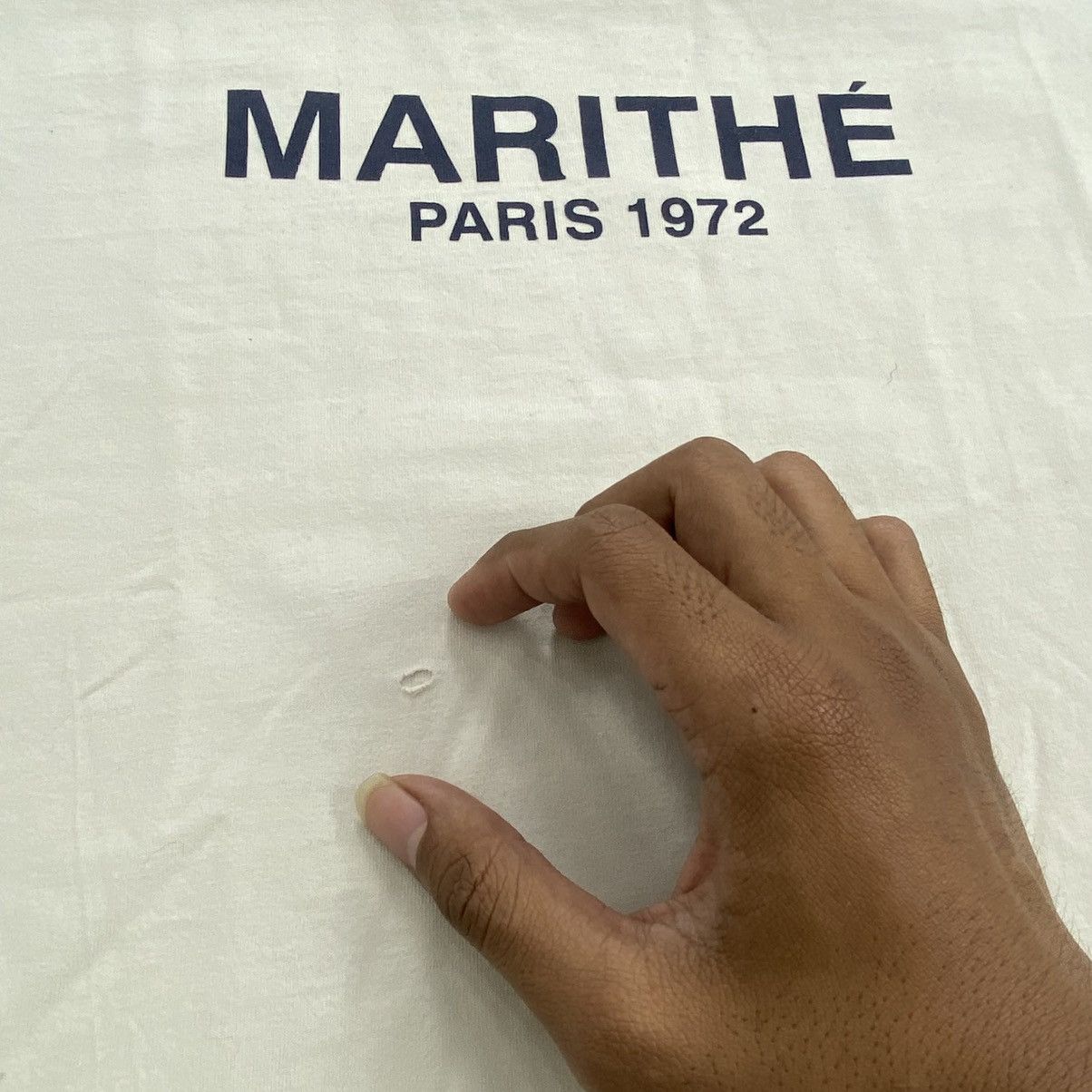 Marithe + Francois Girbaud Vintage Marithe Francois Girbaud Women Two Tone Cropped Tee Size M / US 6-8 / IT 42-44 - 4 Thumbnail