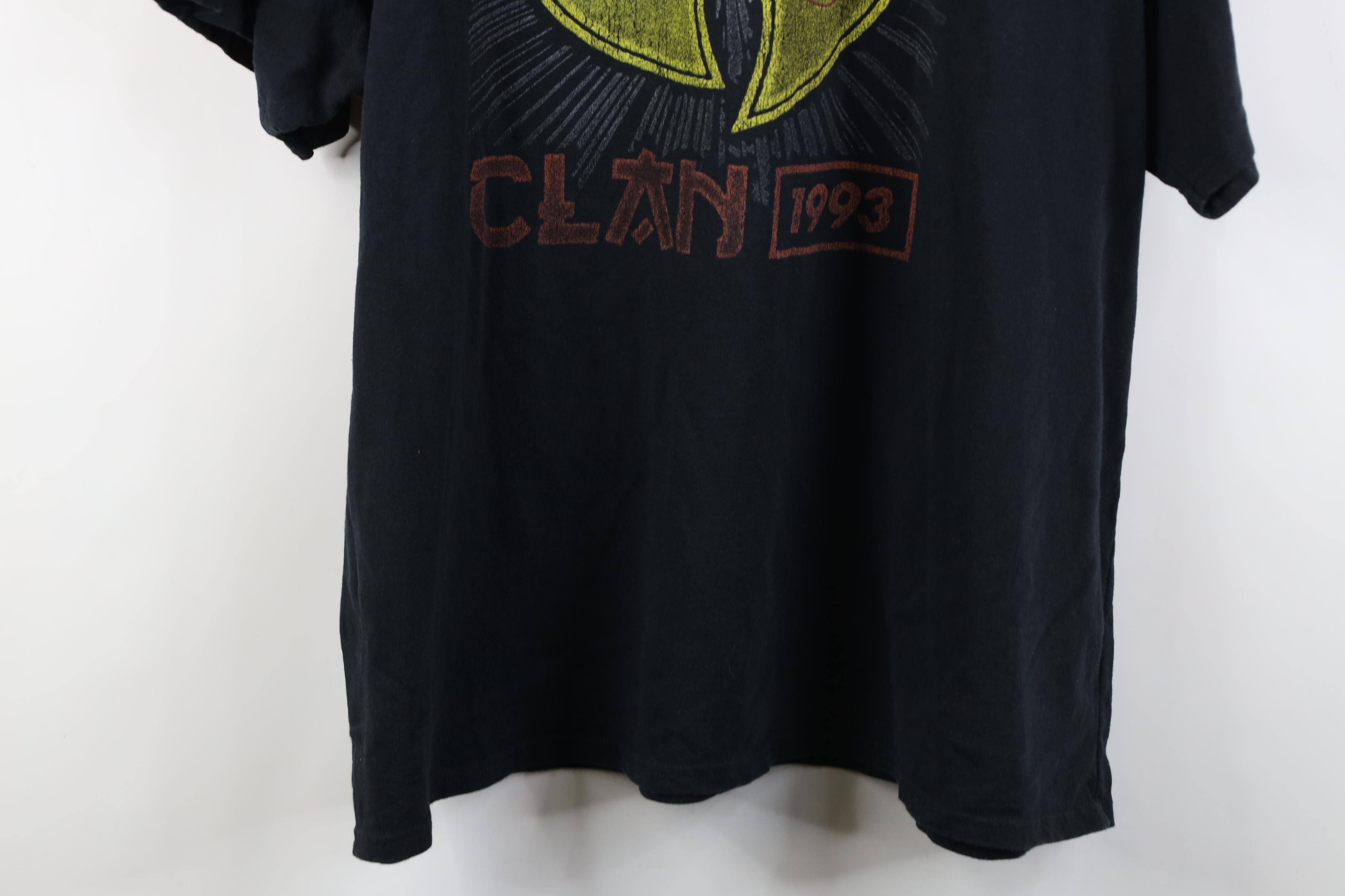 Vintage Retro Y2K 1993 Tour Wu Tang Clan Rap Hip Hop Band T-Shirt Size US XXL / EU 58 / 5 - 3 Thumbnail