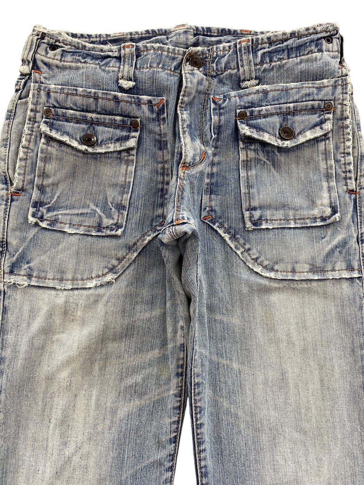 Edwin Edwin Vintage Bush Multi-Pocket Style Bootcut Flare Jeans Size US 32 / EU 48 - 2 Thumbnail