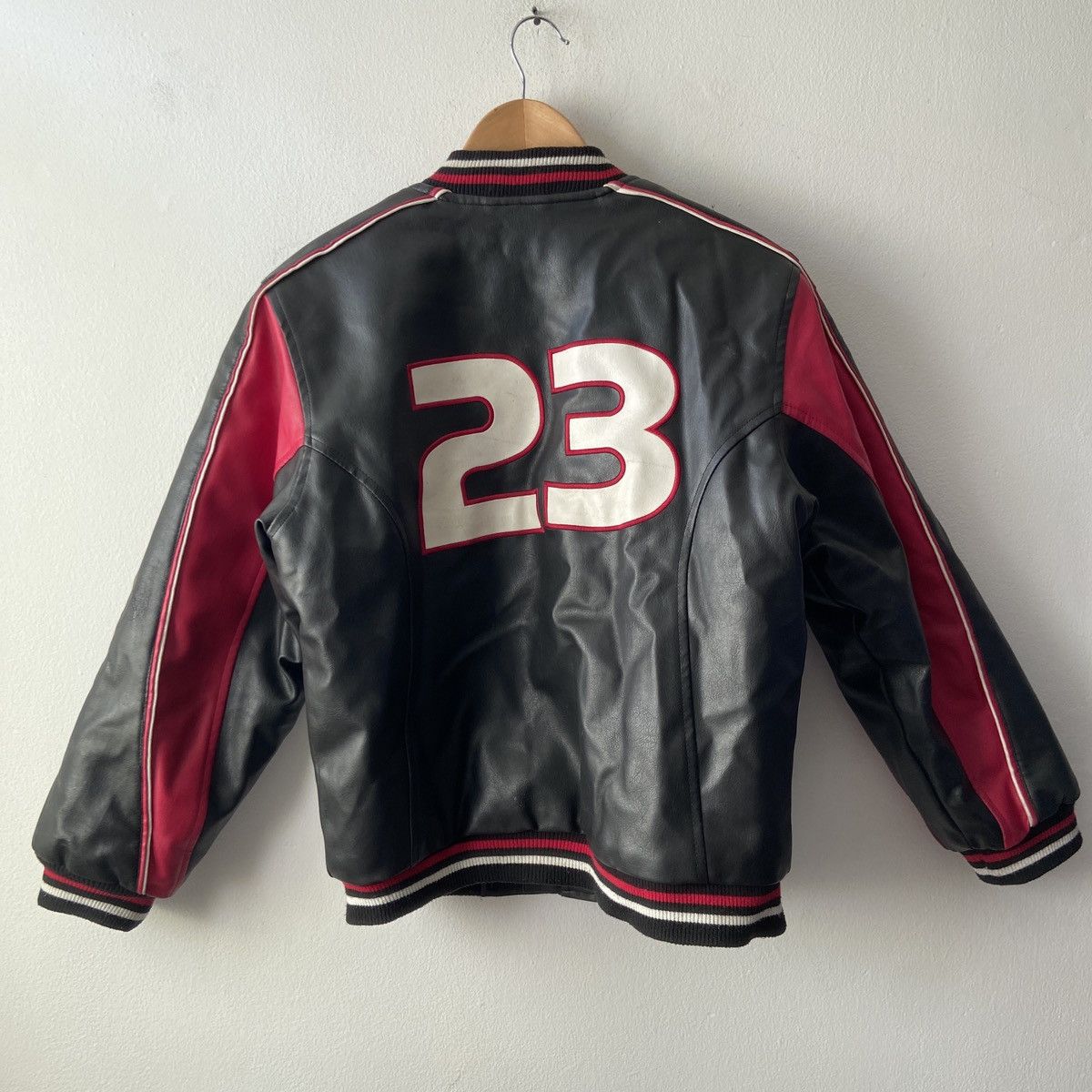 Jordan Brand Michael Jordan Vintage Leather Bomber Jacket Size US S / EU 44-46 / 1 - 13 Thumbnail