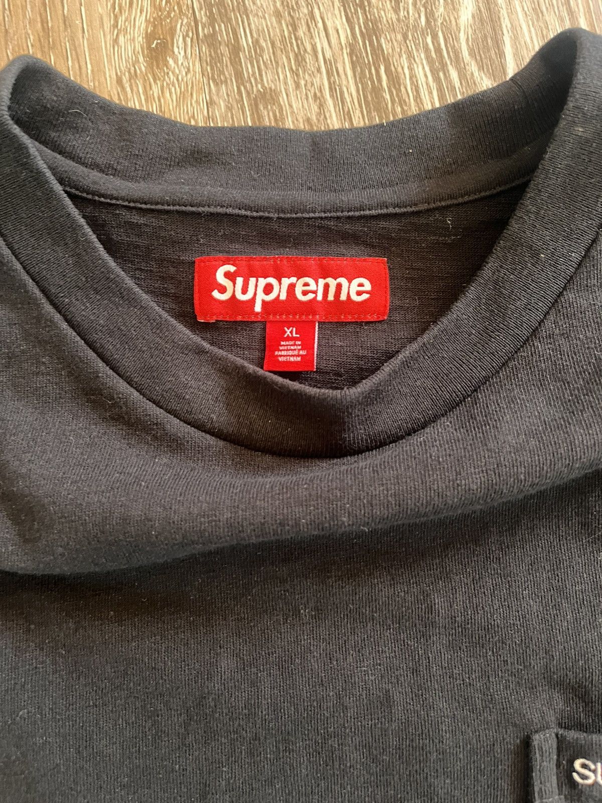 Supreme Supreme pocket tee black Size US XL / EU 56 / 4 - 3 Thumbnail