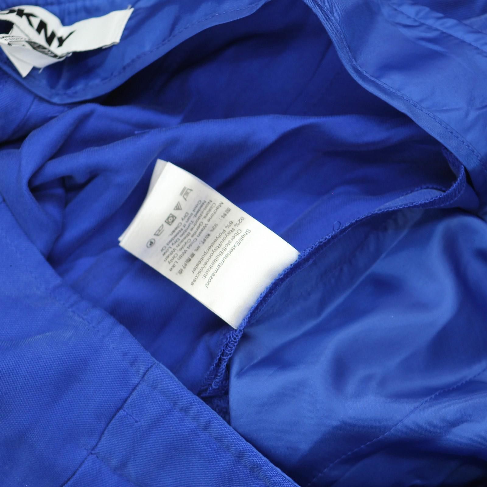 DKNY Nwt Dkny Tie-front Pleate Lapis Blu 4 P4gktx72 Lapis Blue 4 Size 27" / US 4 / IT 40 - 5 Thumbnail