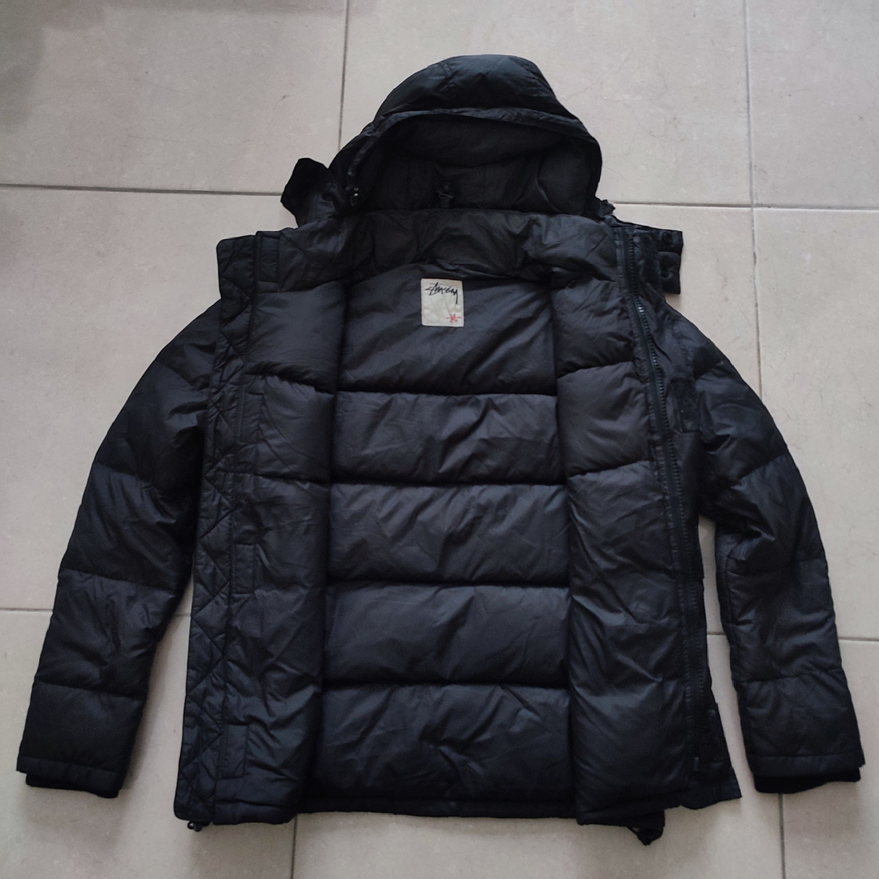 🔥STEALS🔥Rare Stussy Quilted Hoodies Down Jacket