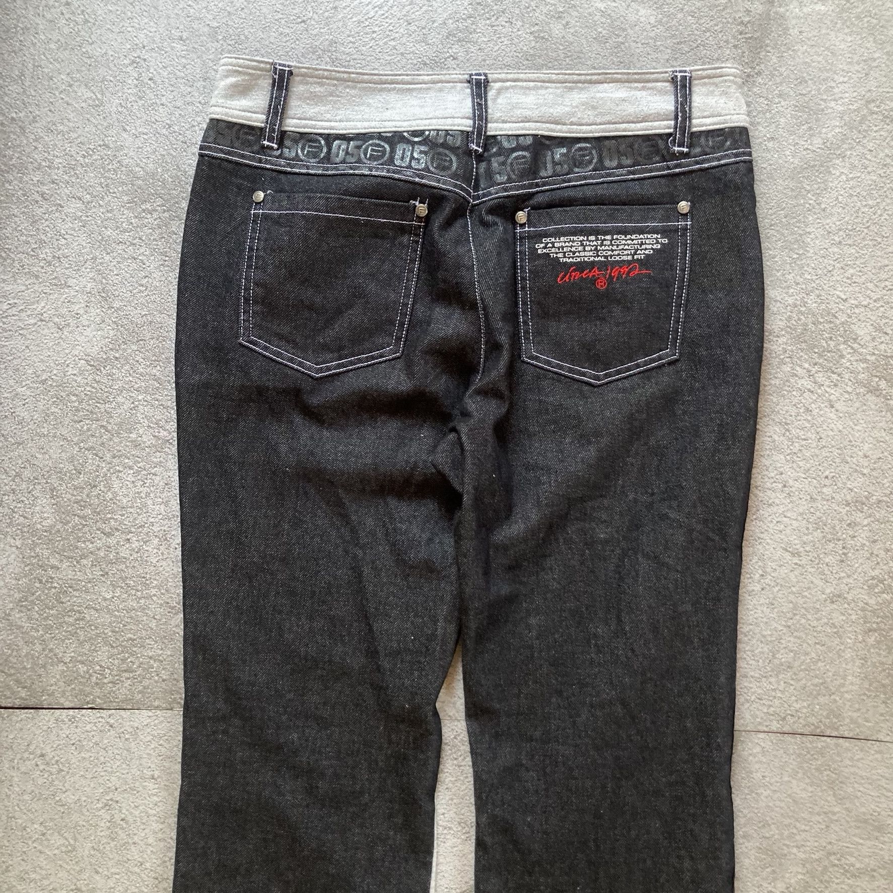 Fubu RARE Vintage Fubu denim / cotton bootcut pants Size 31" - 8 Thumbnail