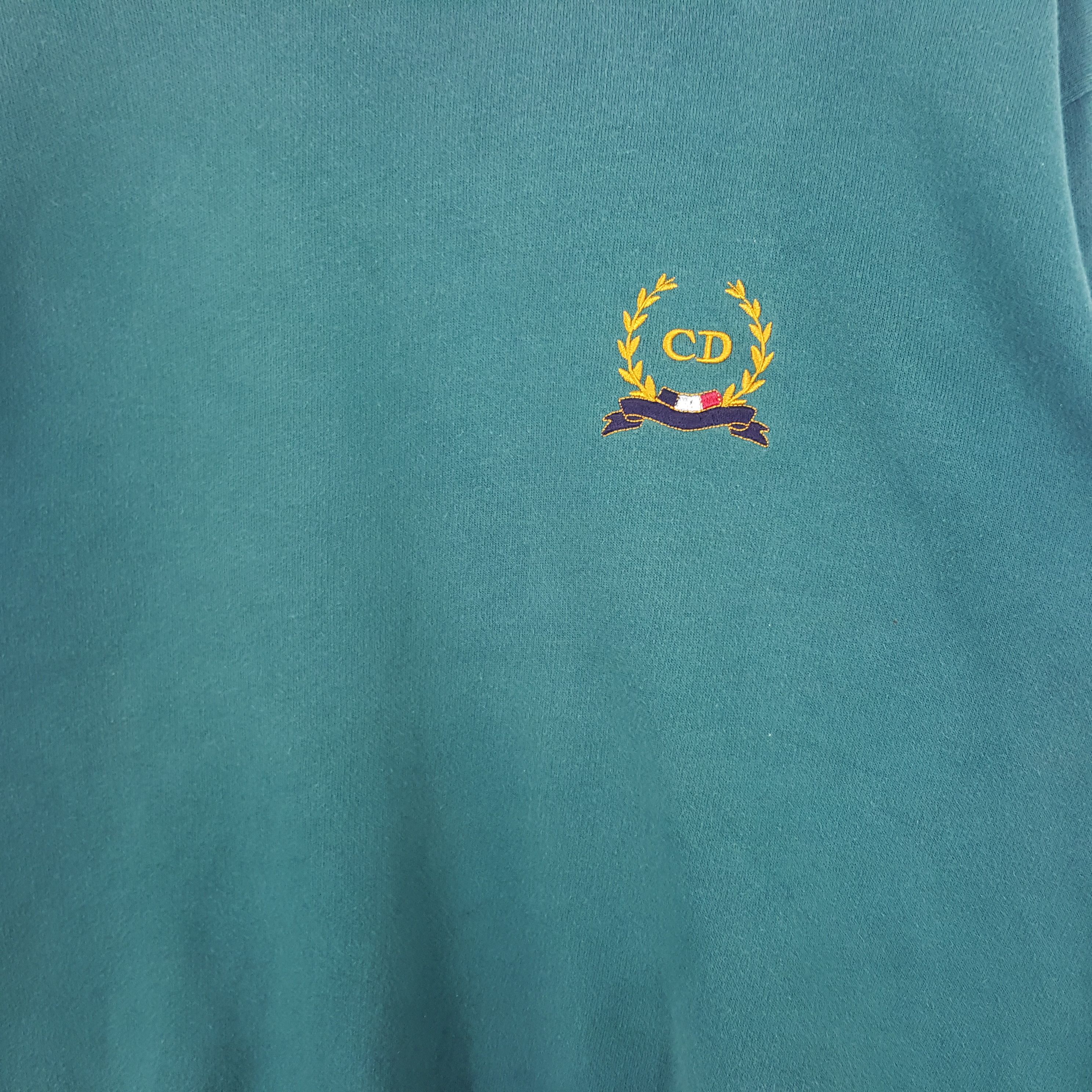 Christian Dior Monsieur × Vintage Vintage Christian Dior Italian Designer Sweatshirt Size US M / EU 48-50 / 2 - 2 Thumbnail